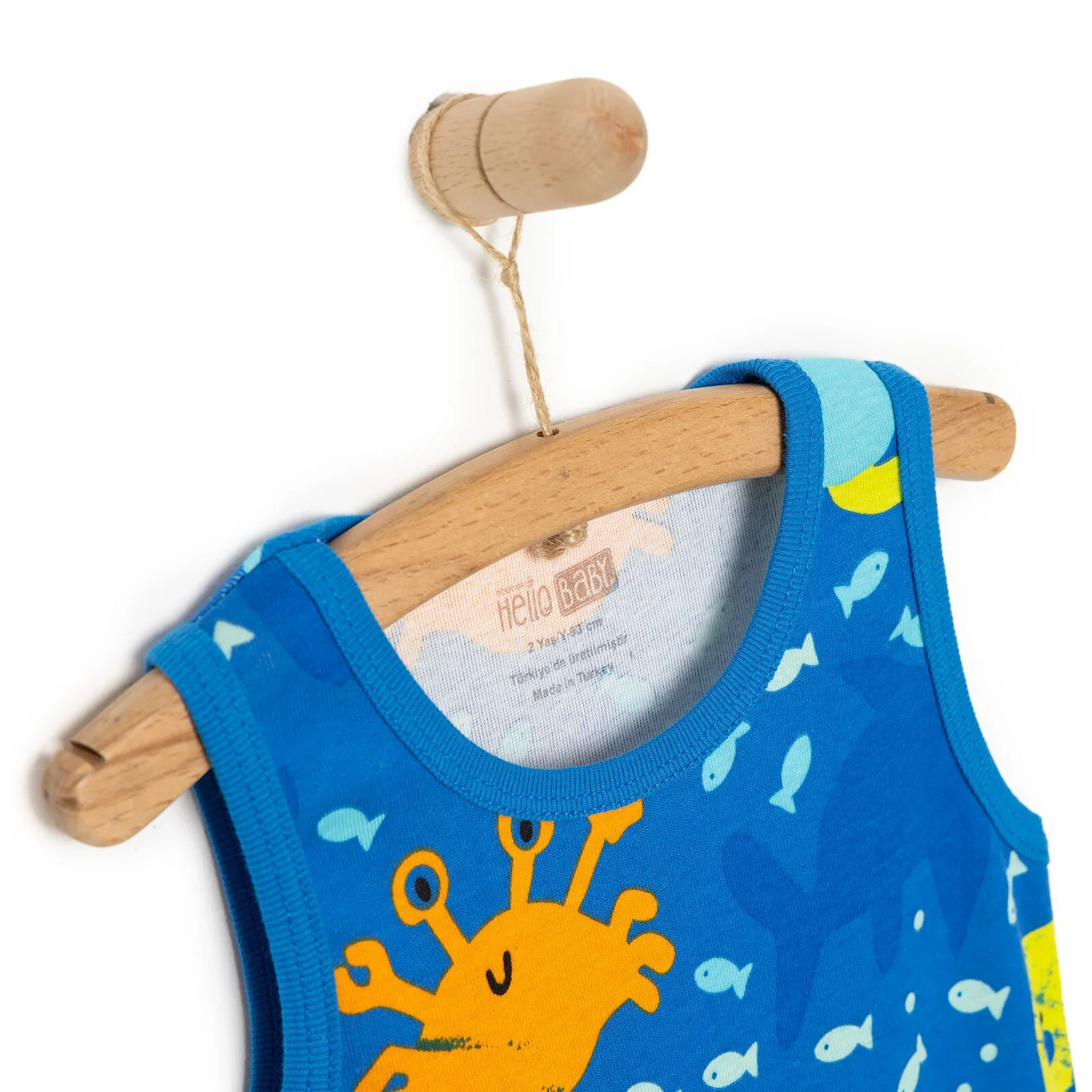 HelloBaby Boy Athlete Bodysuit - Navy Blue - Image 3