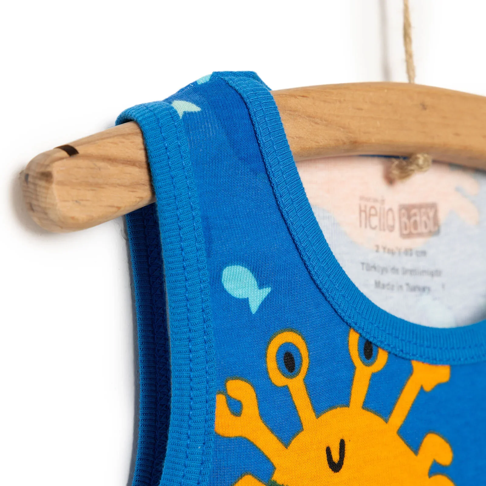 HelloBaby Boy Athlete Bodysuit - Navy Blue - Image 4