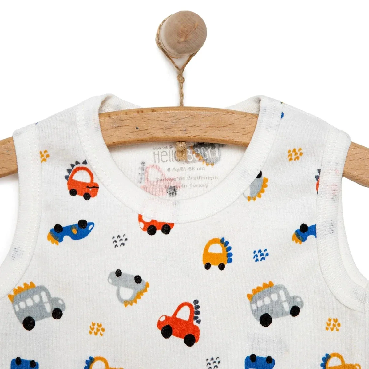 HelloBaby Boy Athlete Bodysuit - White - Image 3