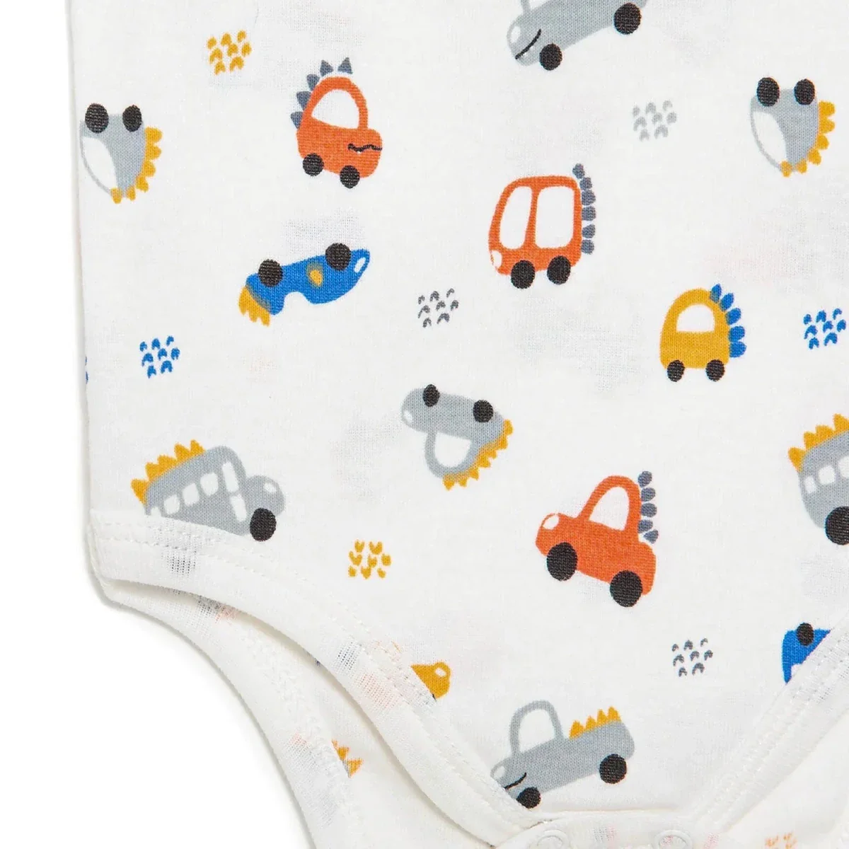 HelloBaby Boy Athlete Bodysuit - White - Image 7
