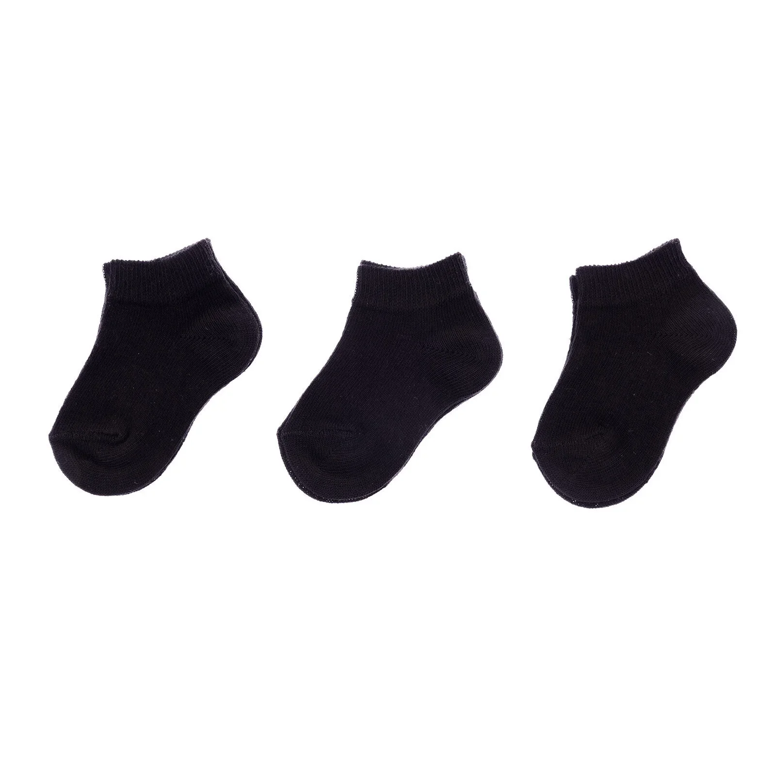 HelloBaby Boy Baby Socks 3 Pack - Black - Image 2