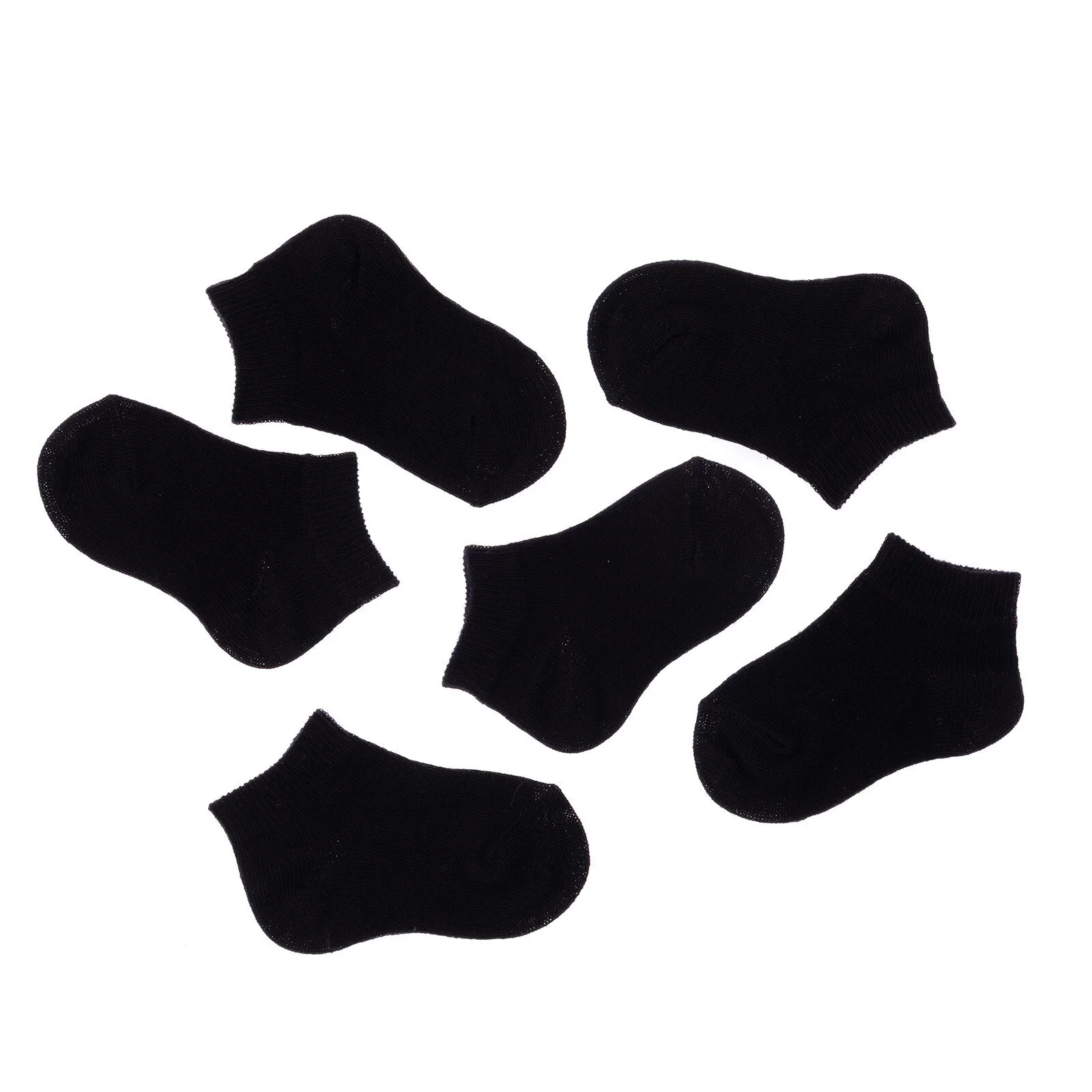 HelloBaby Boy Baby Socks 3 Pack - Black - Image 4
