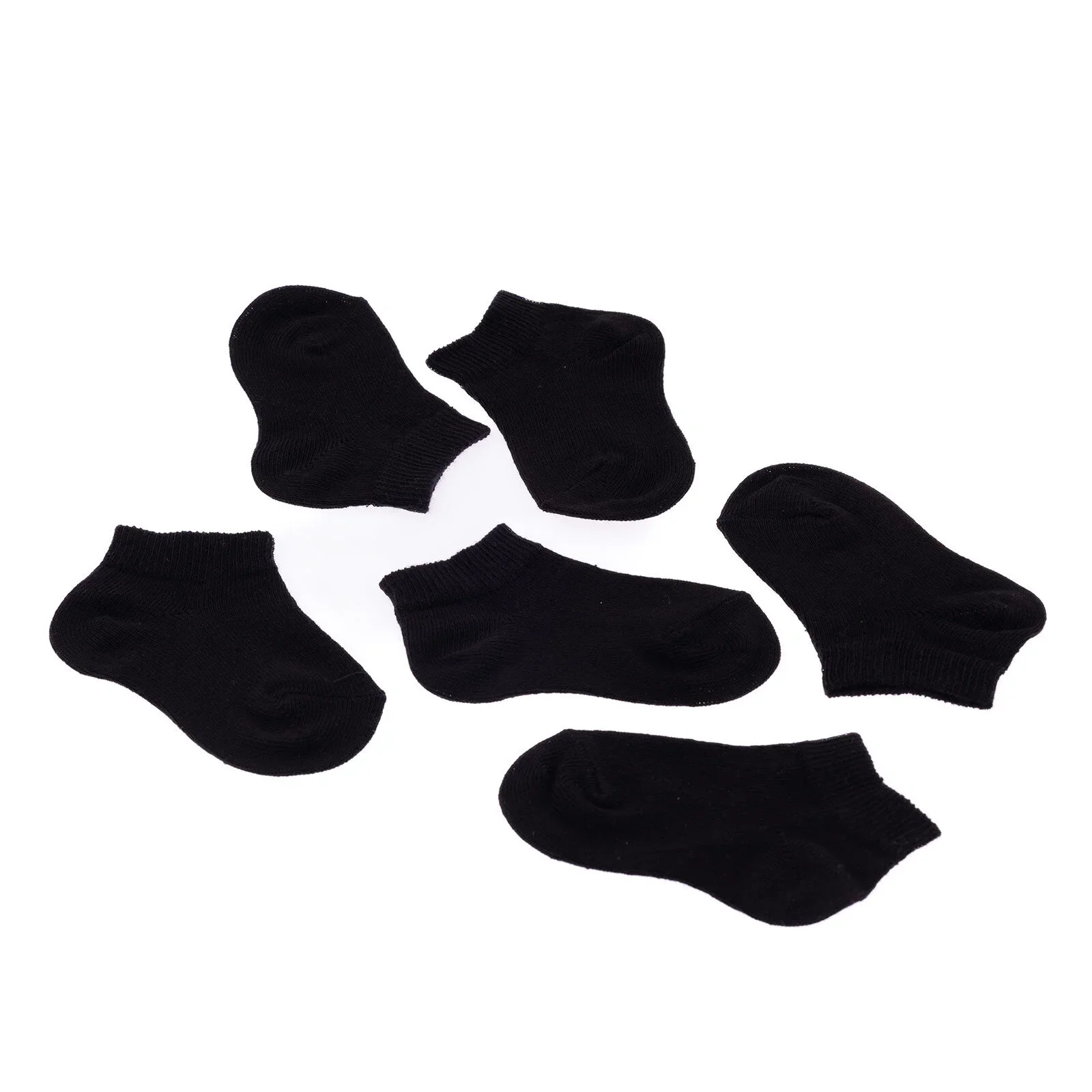 HelloBaby Boy Baby Socks 3 Pack - Black - Image 5