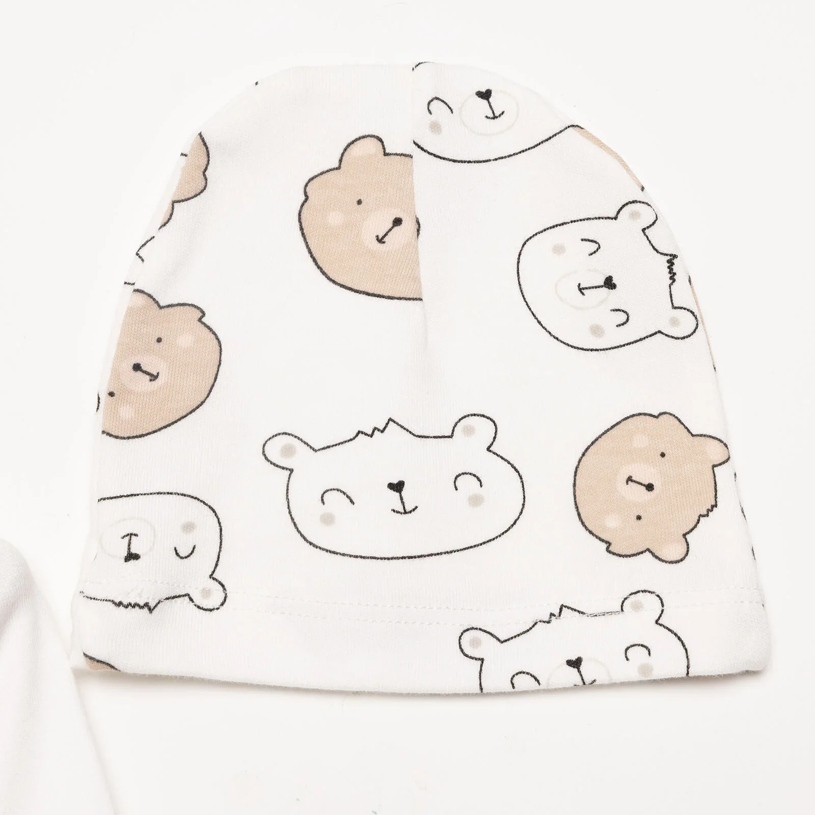 HelloBaby Boy Body-Footed Bottom-Hat - Ecru - Image 8