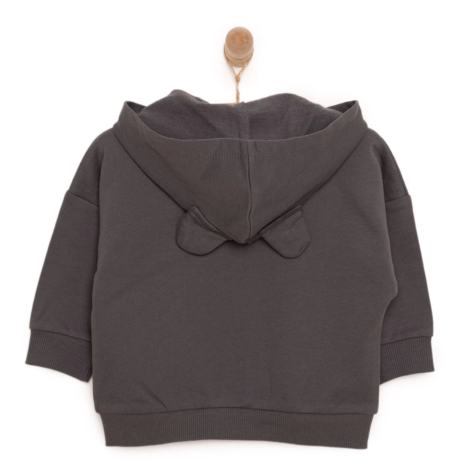 HelloBaby Boy Cardigan - Dark Grey - Image 2