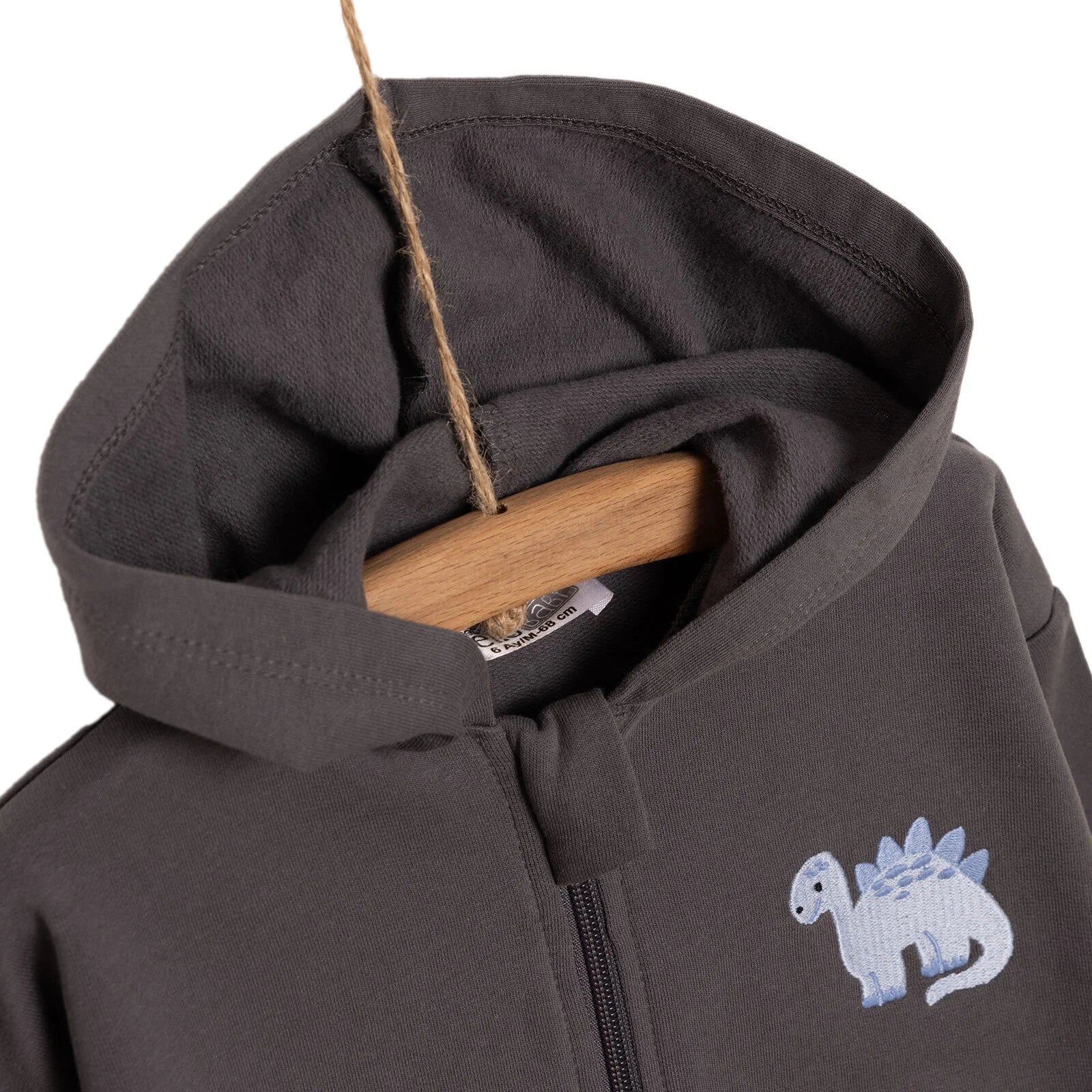 HelloBaby Boy Cardigan - Dark Grey - Image 3