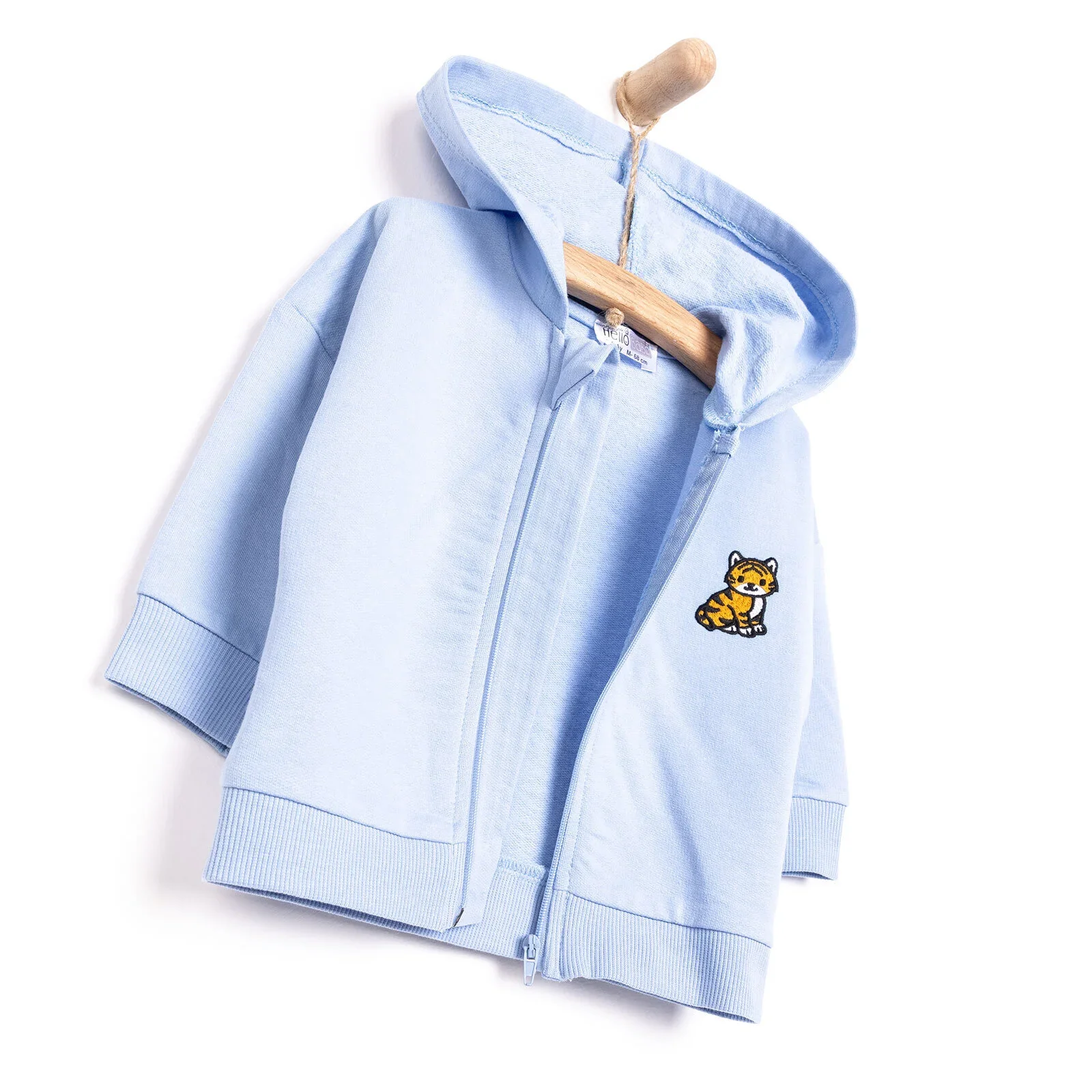 HelloBaby Boy Cardigan - Light Blue - Image 2