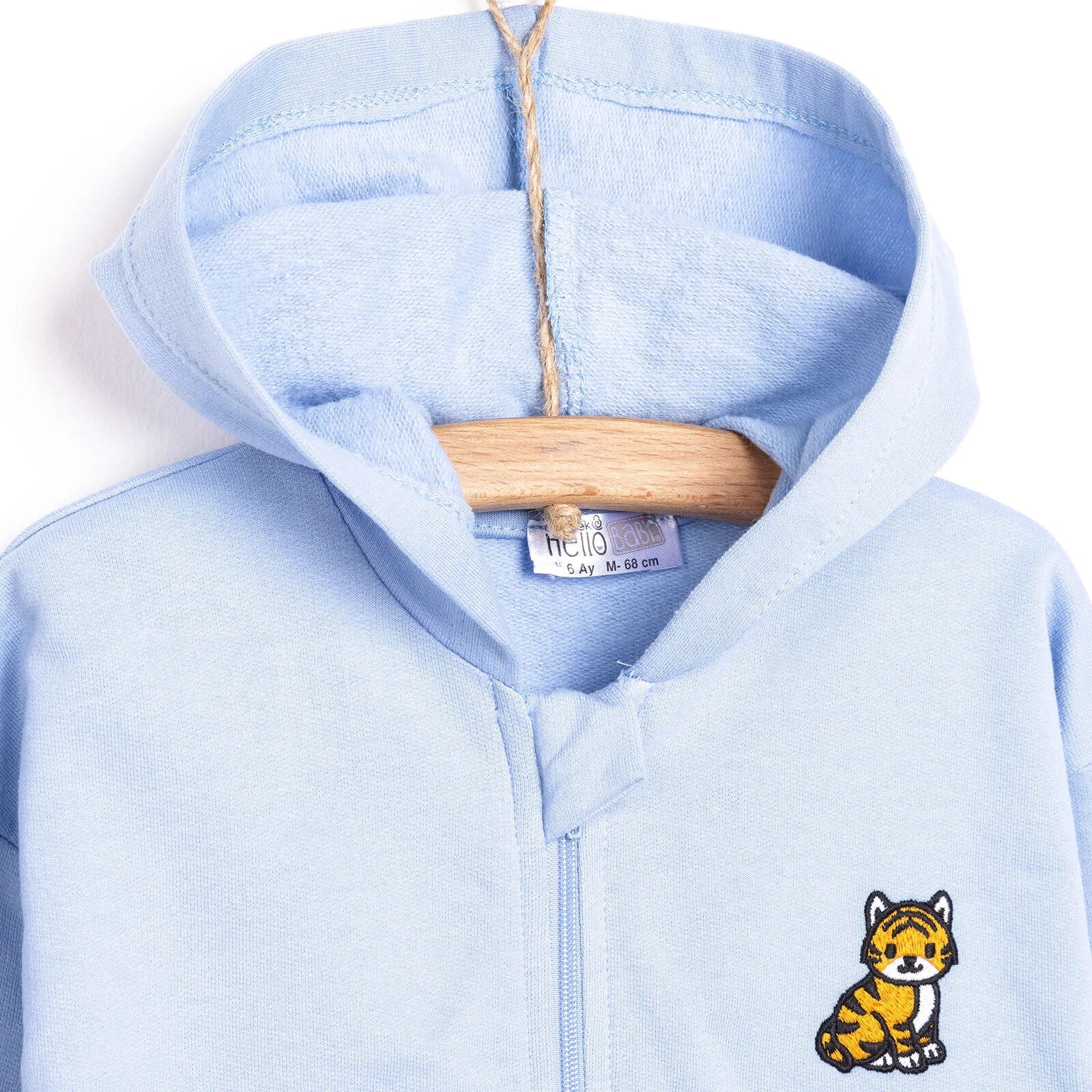 HelloBaby Boy Cardigan - Light Blue - Image 5