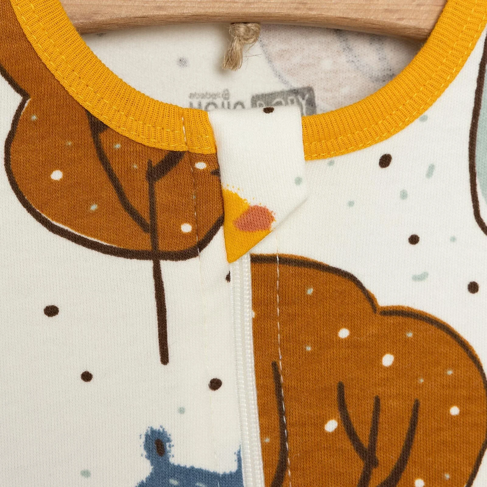 HelloBaby Boy Jumpsuit - Ecru - Image 6
