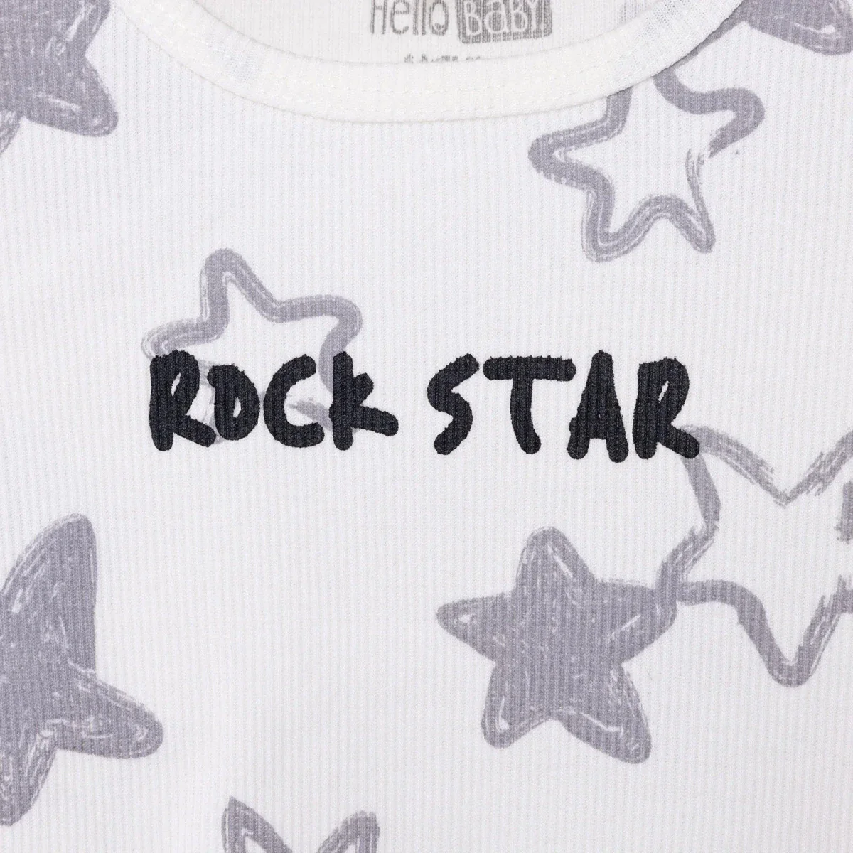 HelloBaby Boy Long Sleeve Pyjamas Set - Ecru - Image 5