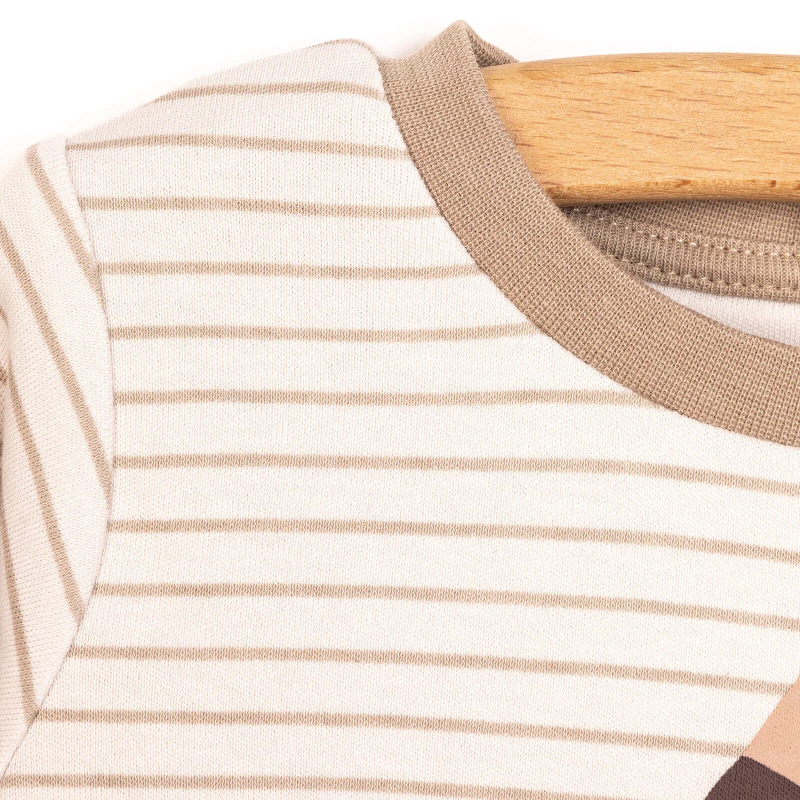 HelloBaby Boy Long Sleeve Pyjamas Set - Beige - Image 4