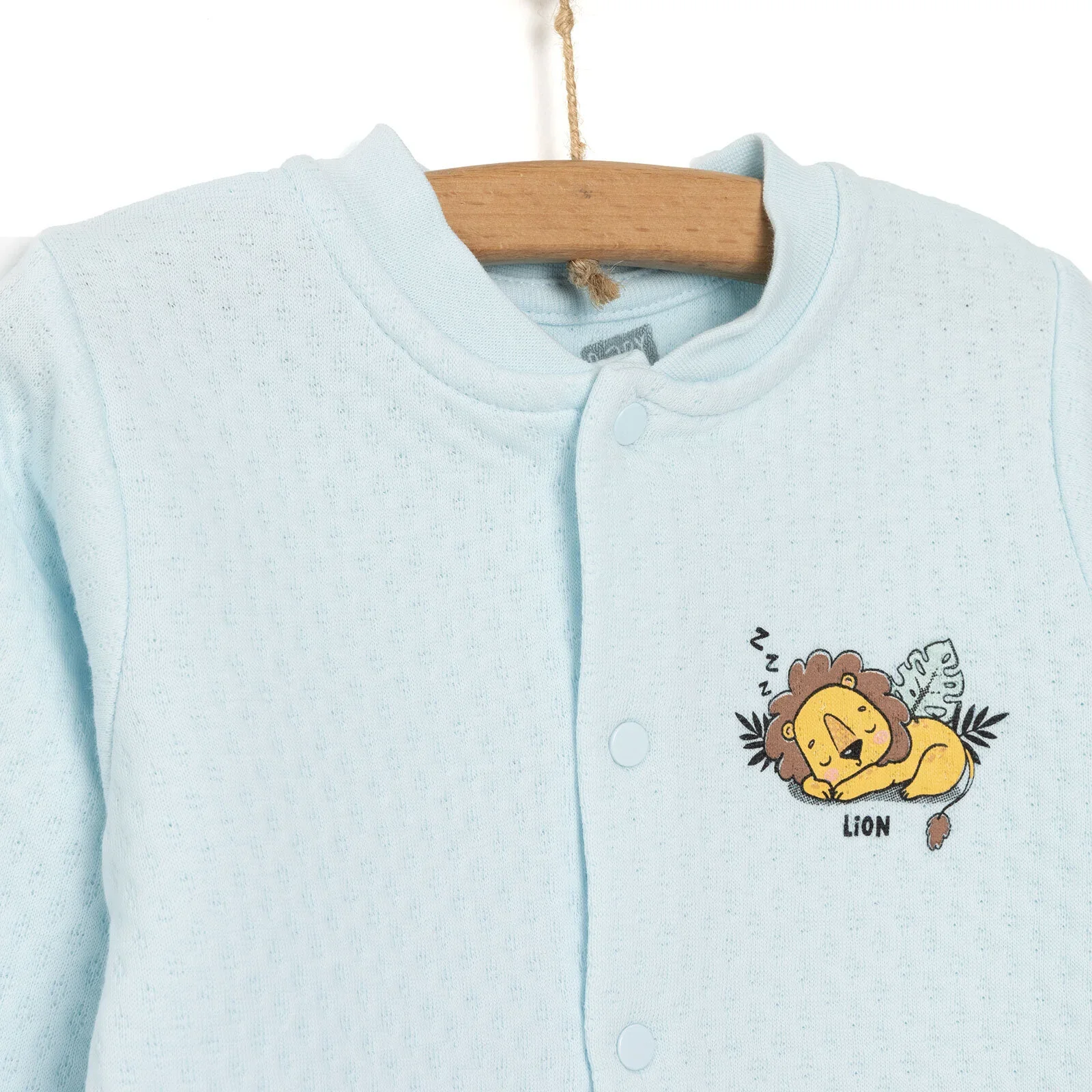 HelloBaby Boy Quilted Cardigan - Blue - Image 3
