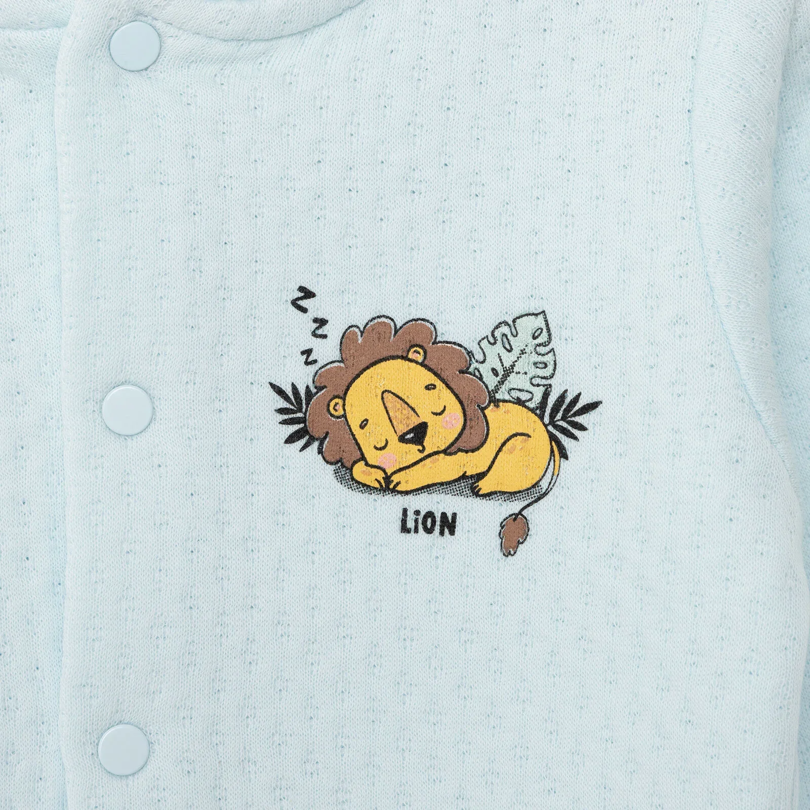 HelloBaby Boy Quilted Cardigan - Blue - Image 5