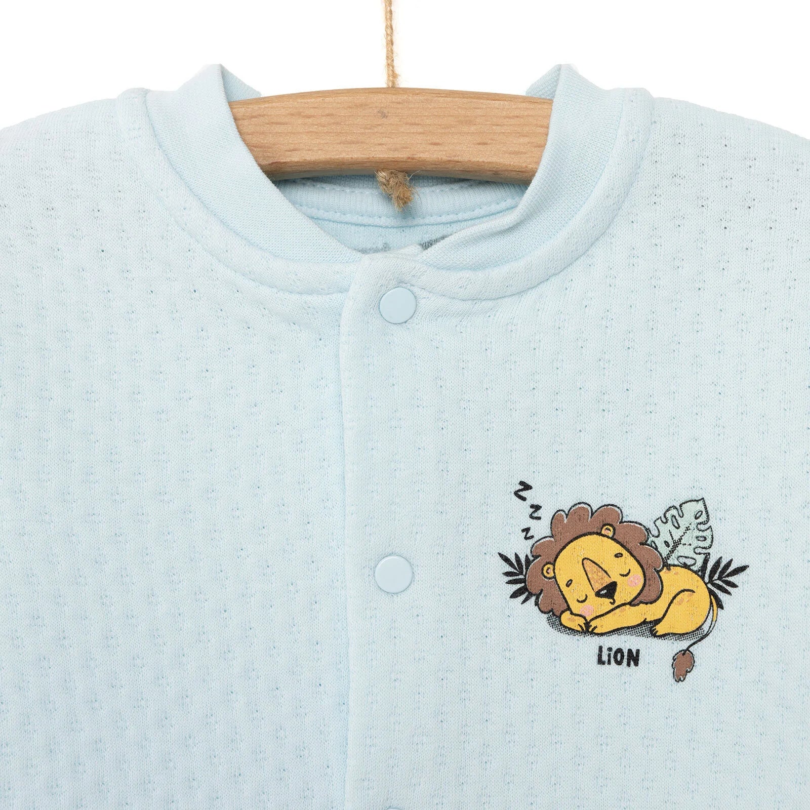 HelloBaby Boy Quilted Cardigan - Blue - Image 6