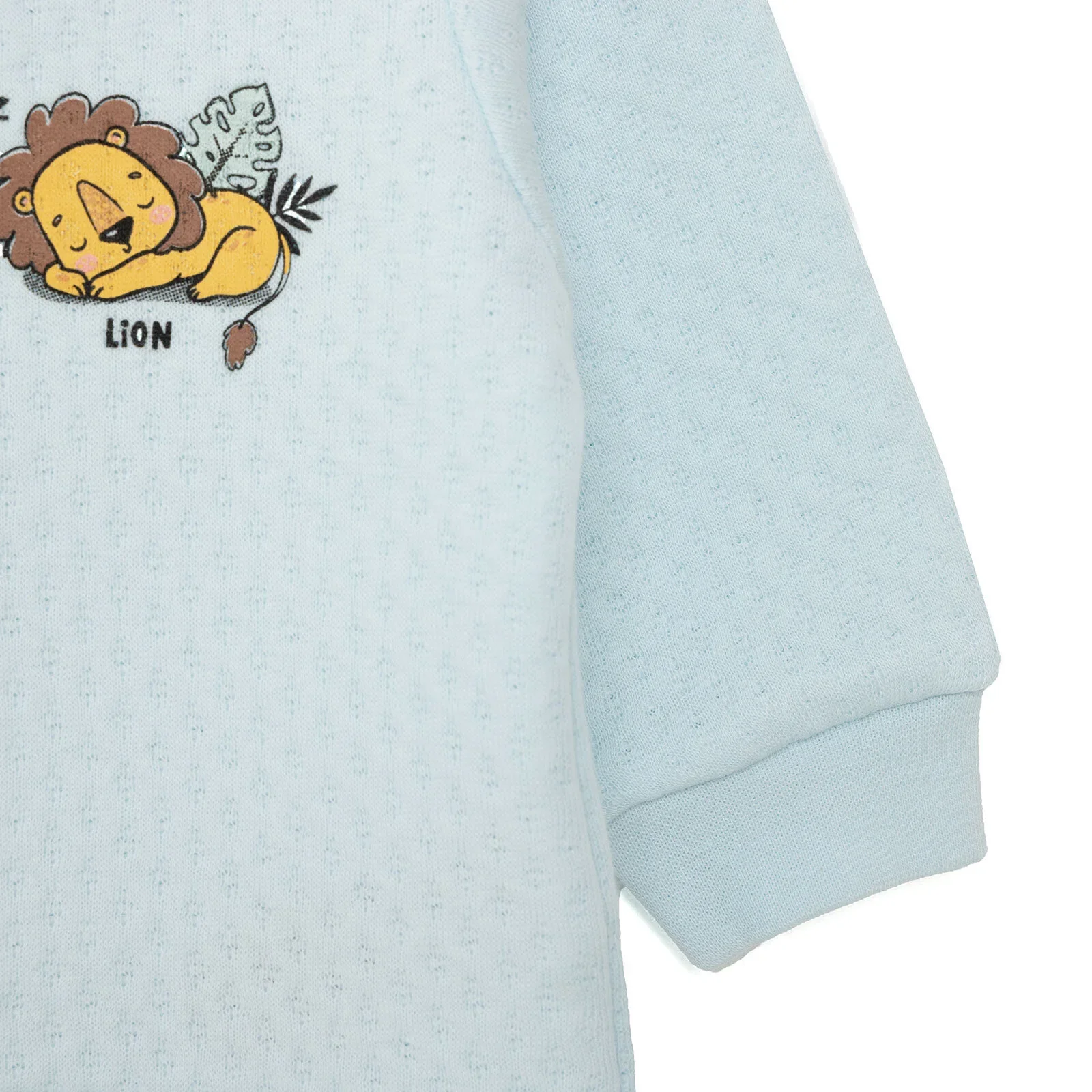 HelloBaby Boy Quilted Cardigan - Blue - Image 8