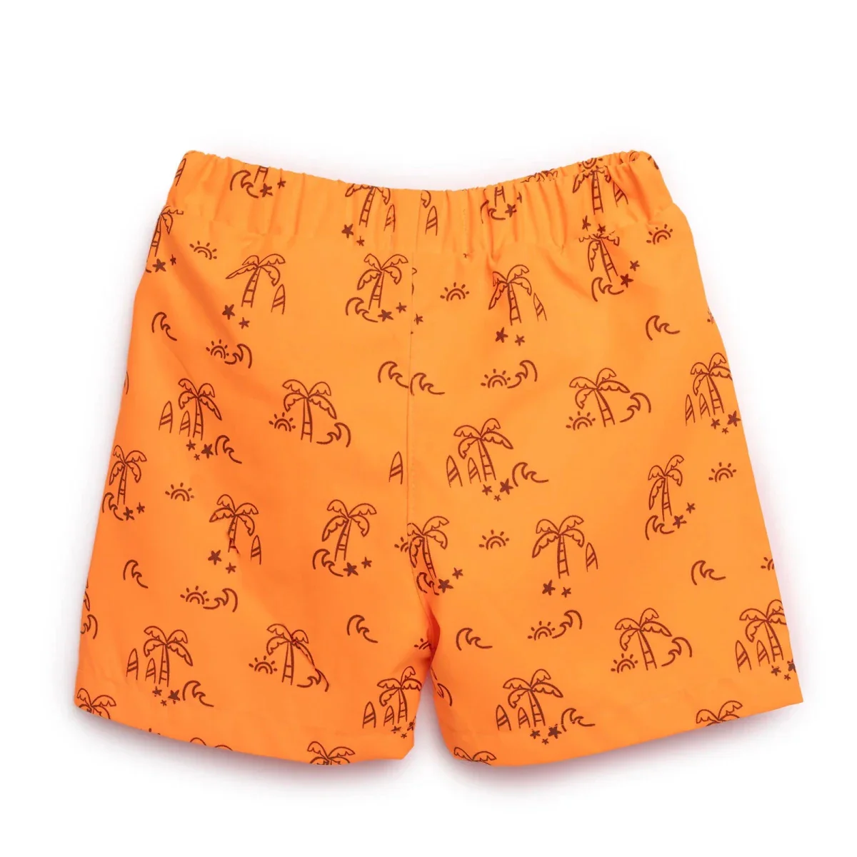 HelloBaby Boy Shorts Swimsuit - Orange - Image 2