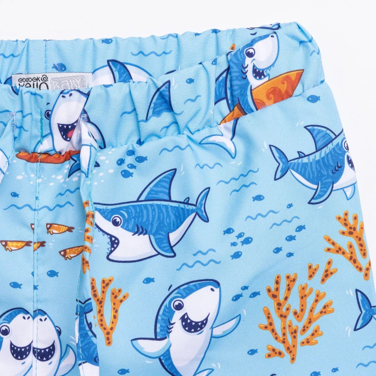 HelloBaby Boy Shorts Swimsuit - Blue - Image 5