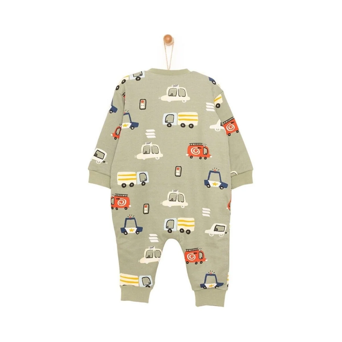 HelloBaby Boy Sleepsuit - Khaki - Image 2