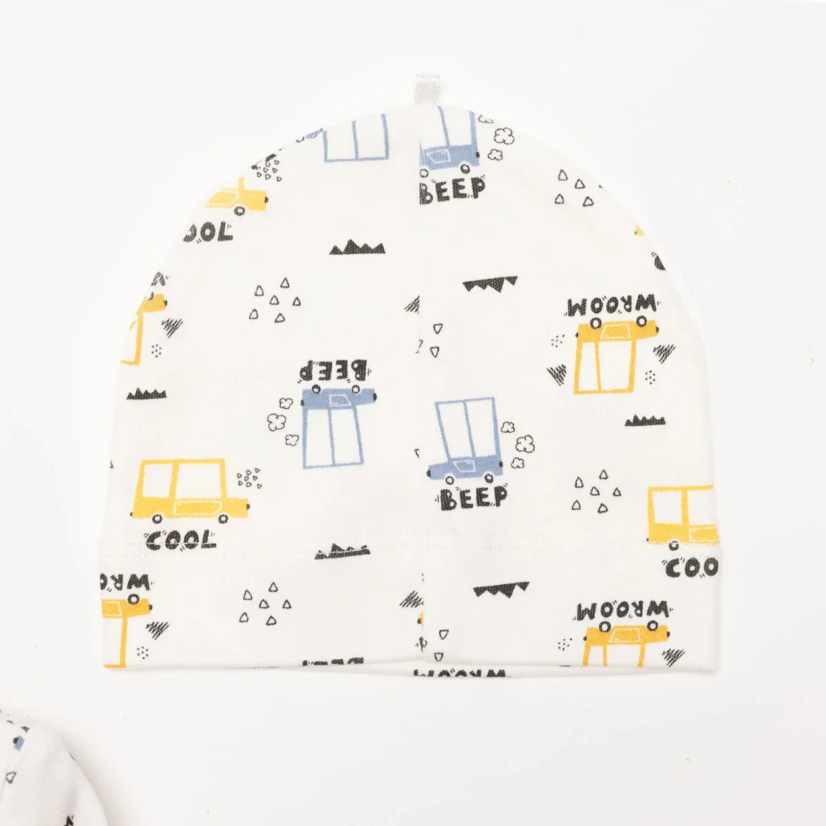 HelloBaby Boy Wrapover Top-Hat-Footed Bottom - Ecru - Image 4