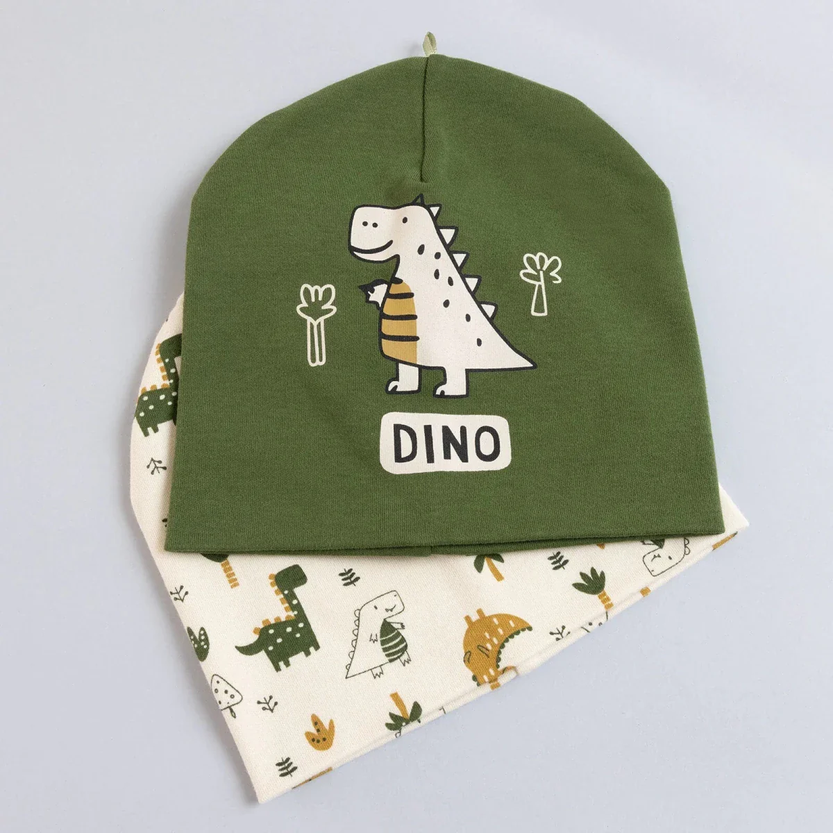 HelloBaby Boys 2-Pack Hat Monster - Green - Image 2