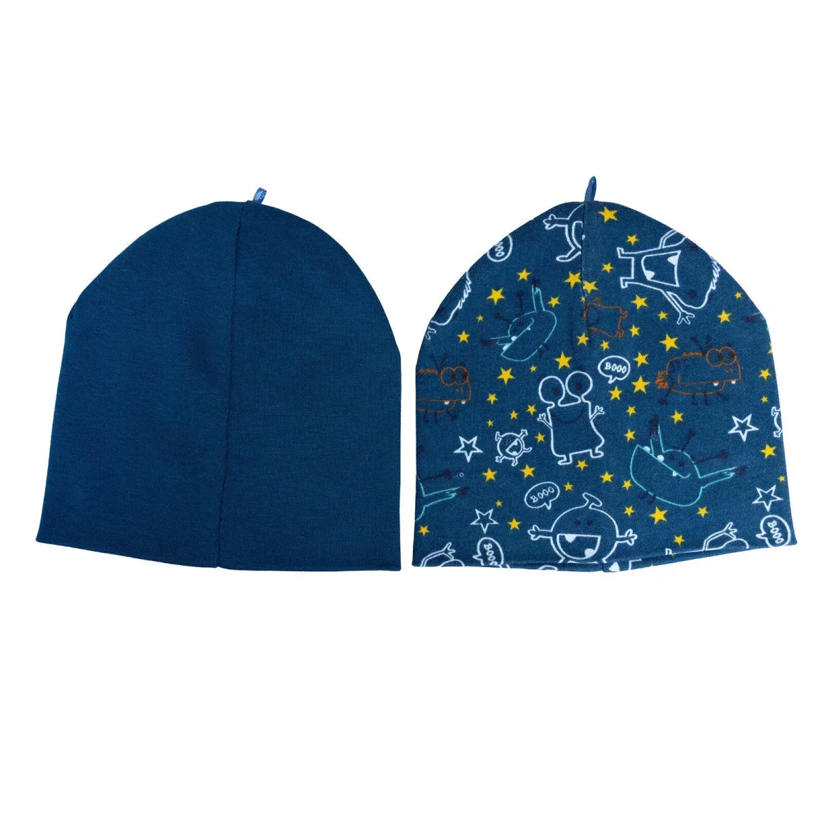 HelloBaby Boys 2-Pack Hat Monster - Navy Blue - Image 7