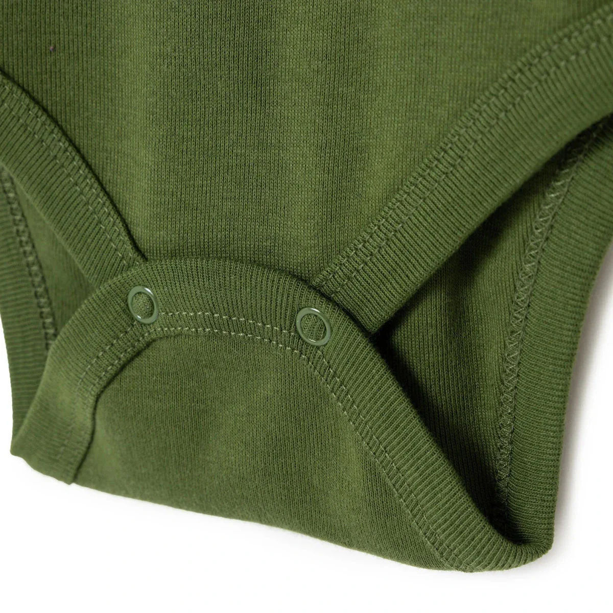HelloBaby Boys 2-Pack Short-Sleeve Bodysuits Dinosaur Print Snap Fastening Popper Neck Short Sleeve - Khaki - Image 8