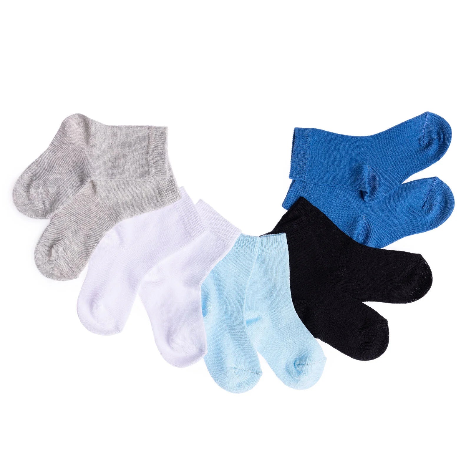 HelloBaby Boys 5-Pack Socks - Blue - Image 6