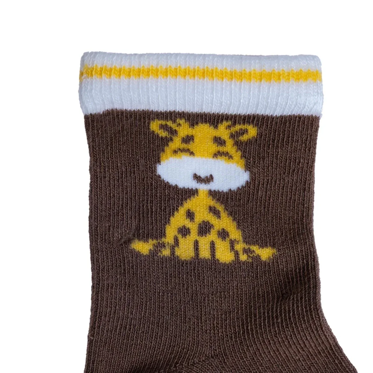HelloBaby Boys 5-Pack Socks Animal - Mustard - Image 6