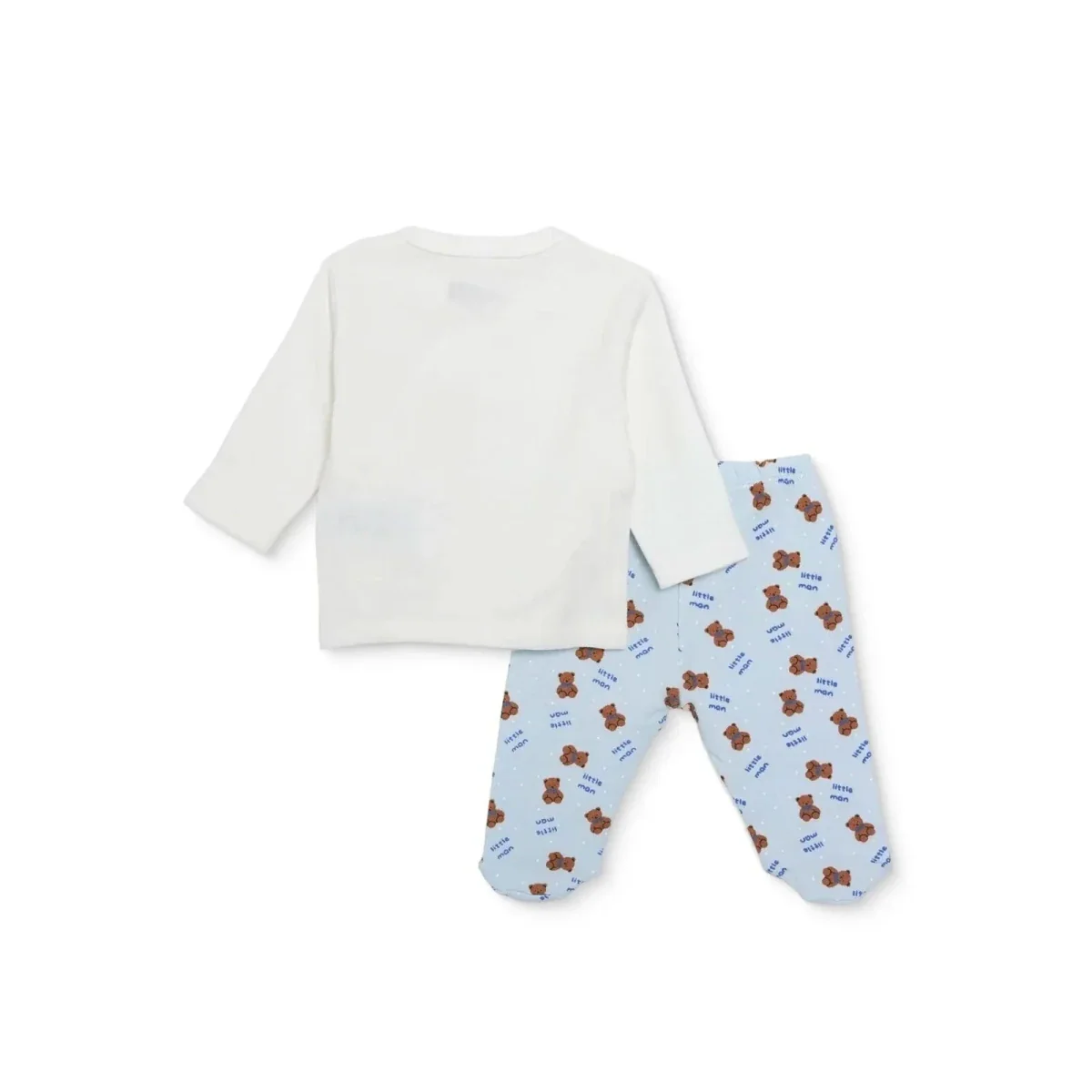 HelloBaby Boys 100% Cotton 5-Piece Hospital Gift Set - Ecru - Image 2
