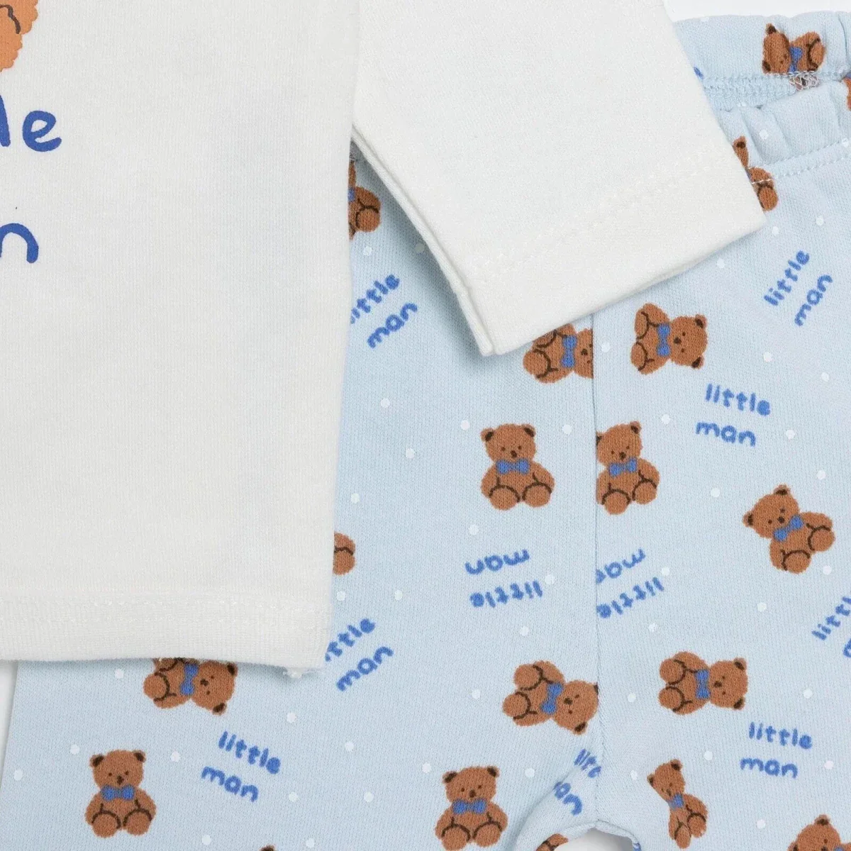 HelloBaby Boys 100% Cotton 5-Piece Hospital Gift Set - Ecru - Image 4