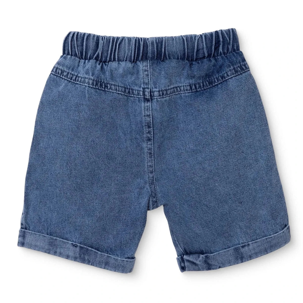 HelloBaby Boys Denim Shorts Lace-up Little Sailor Above the Knee - Blue - Image 2