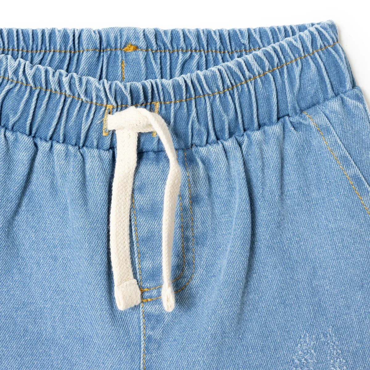 HelloBaby Boys Denim Trousers Lace-up - Blue - Image 4