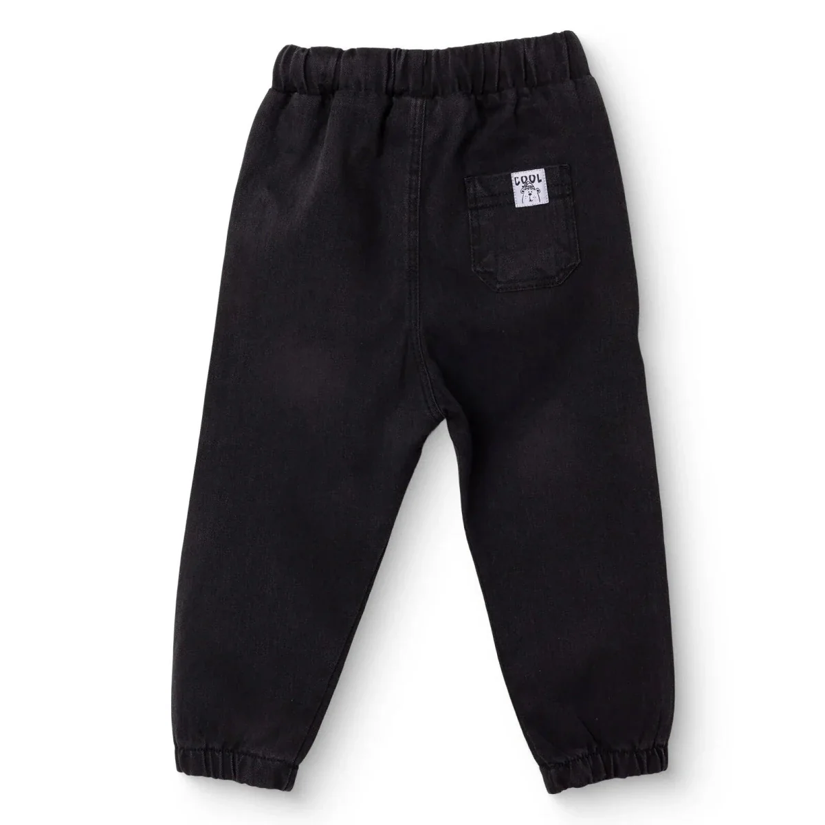 HelloBaby Boys Denim Trousers Lace-up Cool Boy Full Length - Black - Image 2