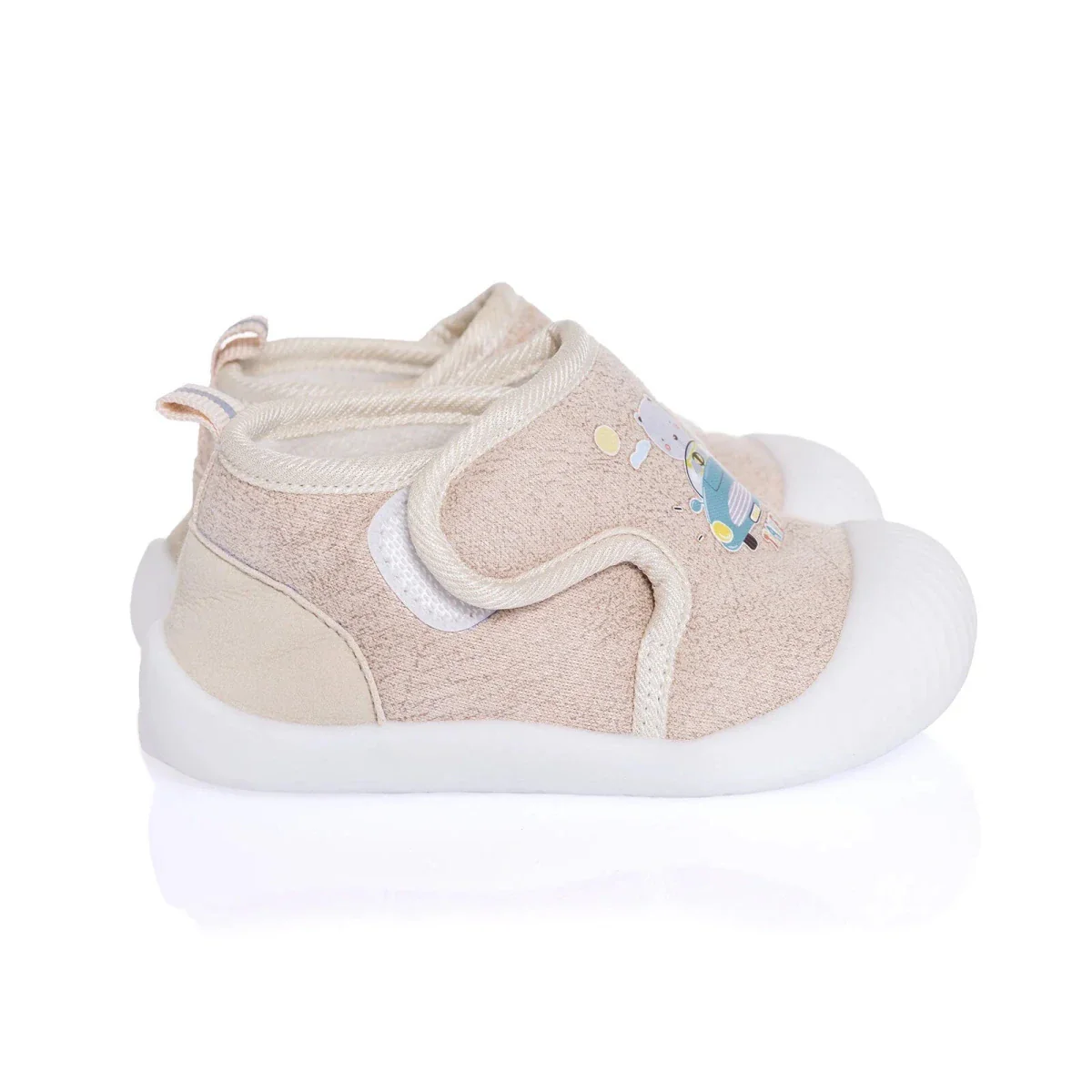 HelloBaby Boys First Step Shoes - Salmon - Image 6