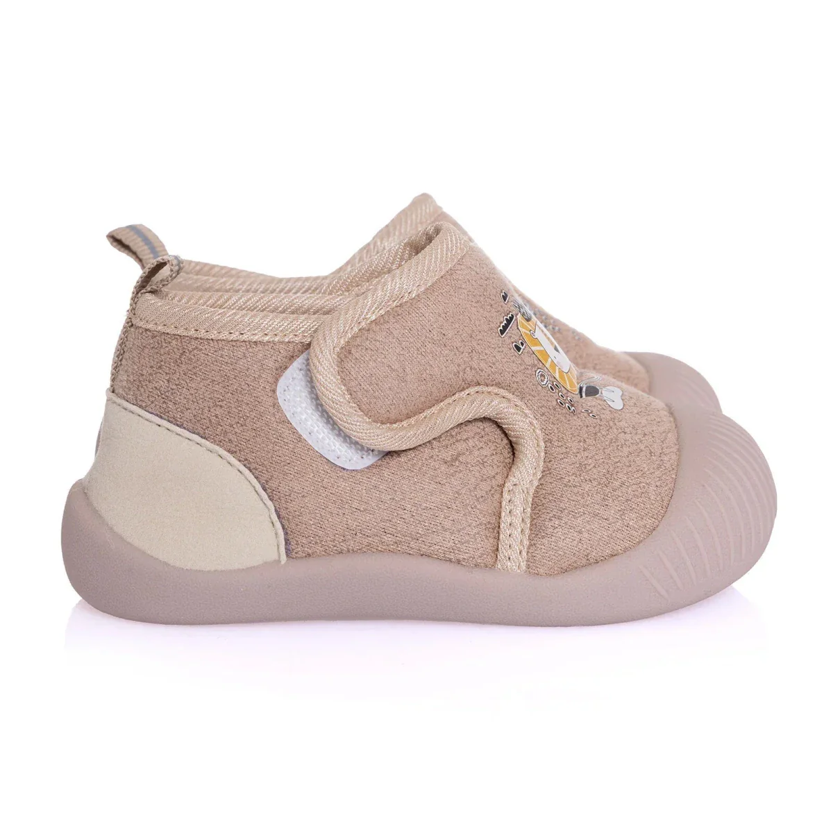 HelloBaby Boys First Step Shoes - Light Brown - Image 3