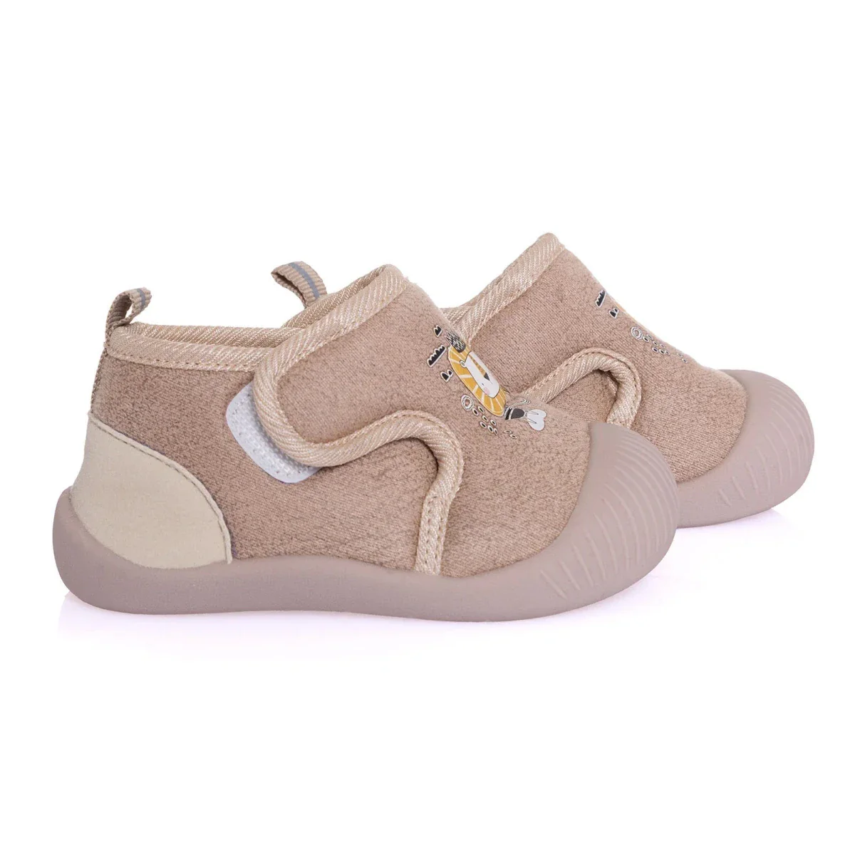HelloBaby Boys First Step Shoes - Light Brown - Image 4