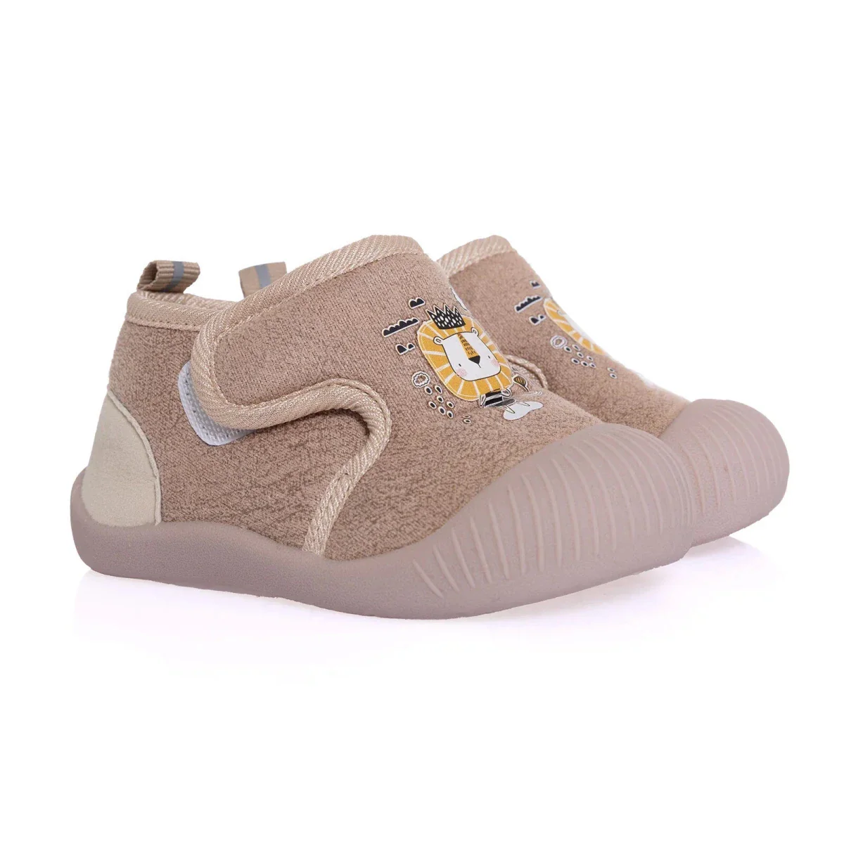 HelloBaby Boys First Step Shoes - Light Brown - Image 5