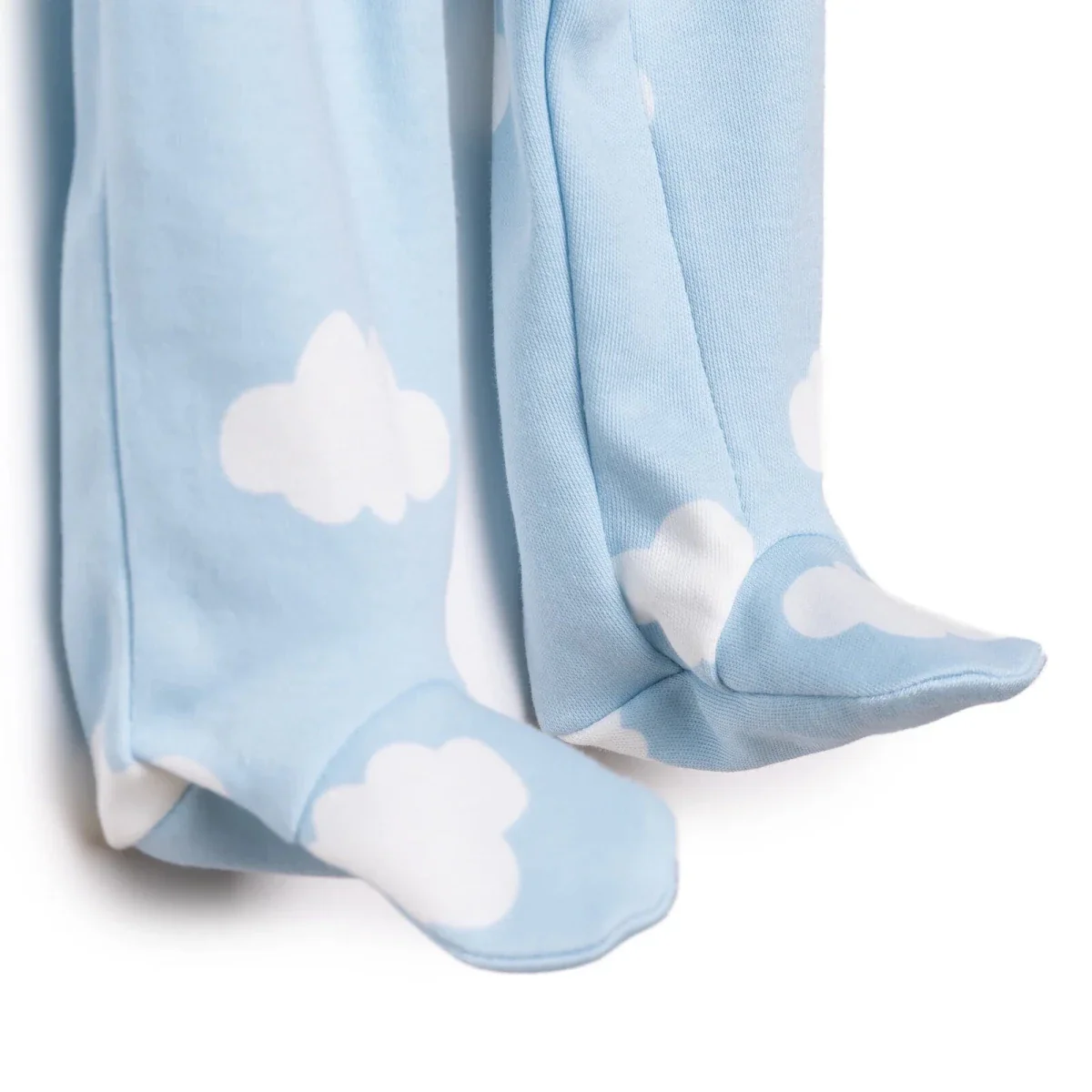 HelloBaby Boys Footed Romper Sky - Light Blue - Image 6