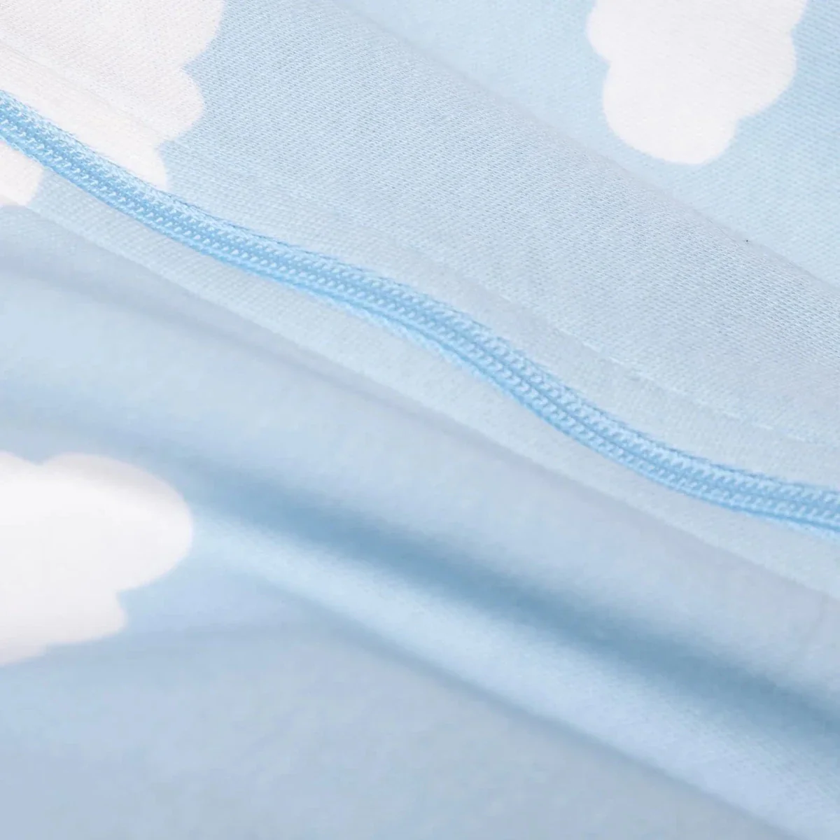 HelloBaby Boys Footed Romper Sky - Light Blue - Image 7