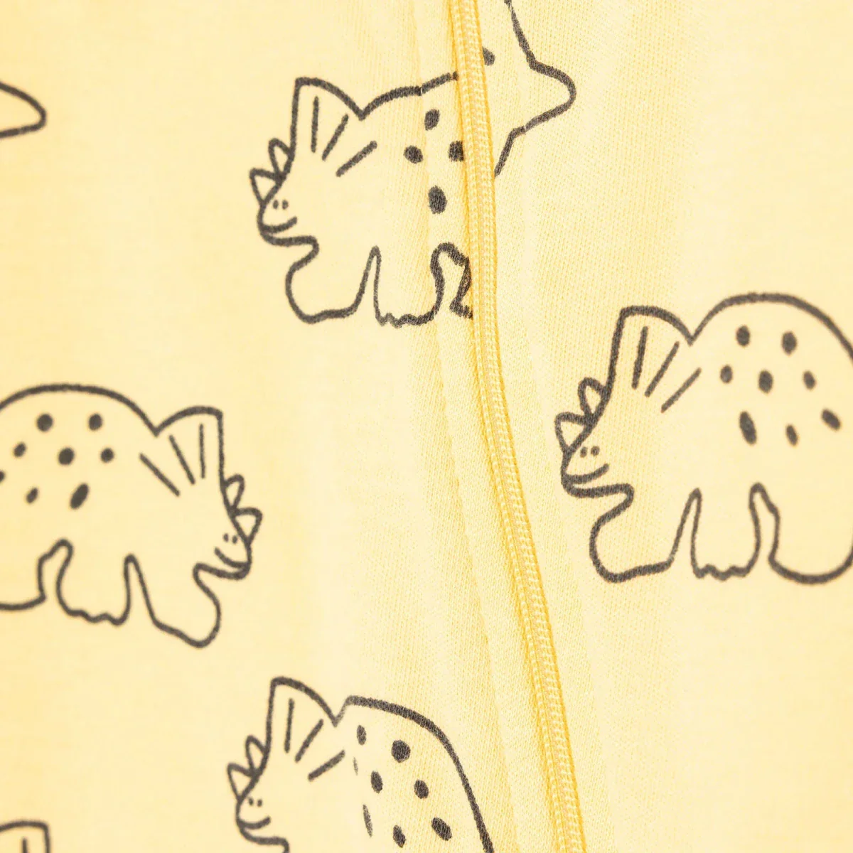 HelloBaby Boys Footed Sleepsuit Dinosaur Print - Orange - Image 8