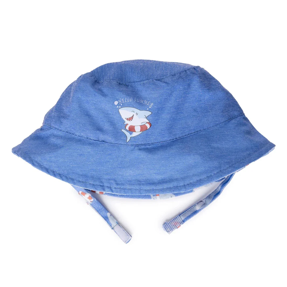 HelloBaby Boys Sun Hat - Blue - Image 4