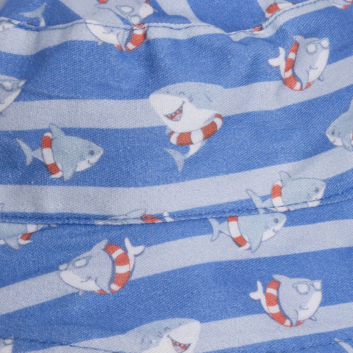 HelloBaby Boys Sun Hat - Blue - Image 7