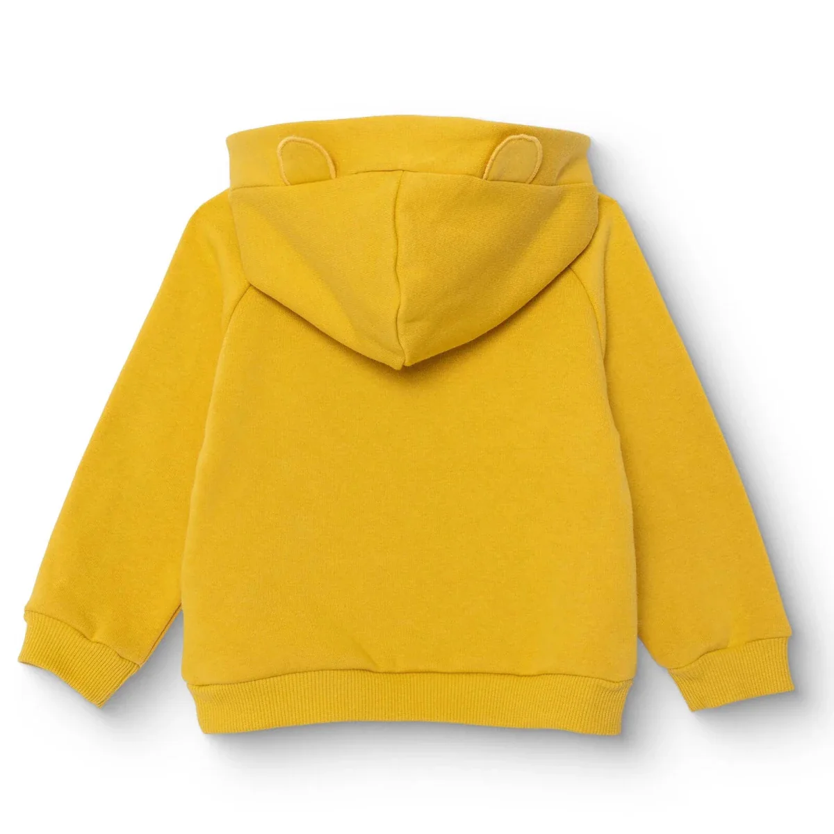 HelloBaby Boys Hooded Sweatshirt Animal Woodland Boy 2 Hooded Long Sleeve - Yellow - Image 2