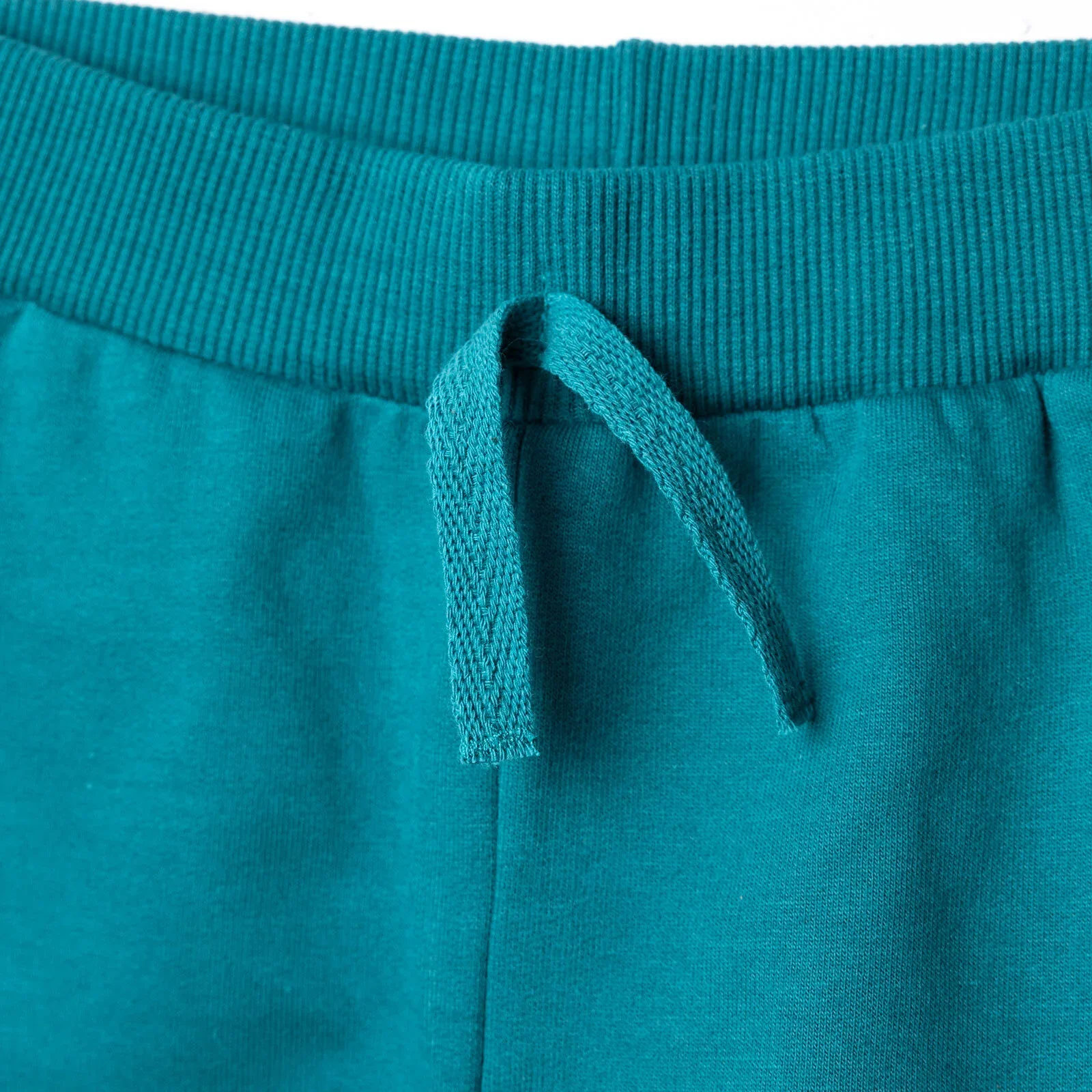 HelloBaby Boys Joggers Lace-up Basic  Long Leg - Petrol Green - Image 4