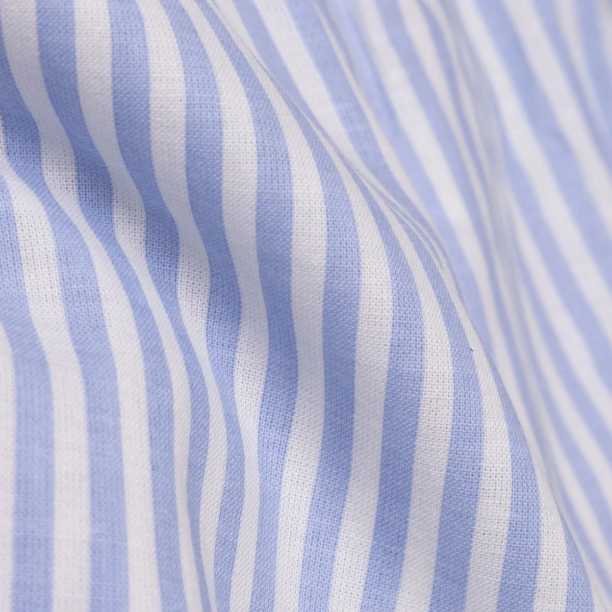 HelloBaby Boys Long Sleeve Pyjamas Set Striped with Buttons Peter-Pan Collar Long Leg Long Sleeve - Blue - Image 6