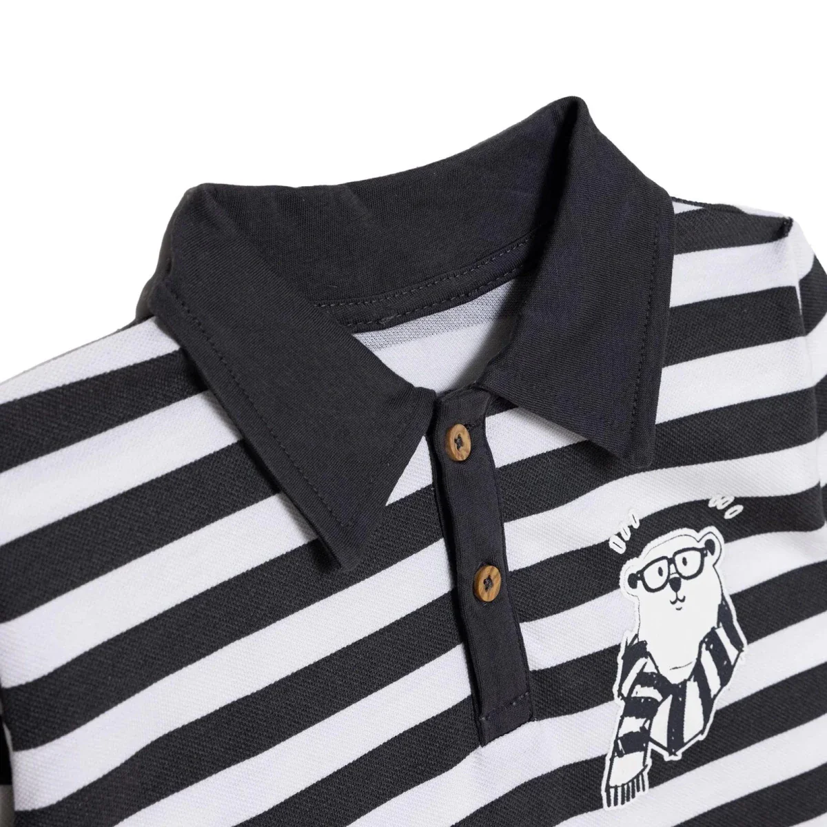 HELLOBABY BOYS LONG SLEEVE T-SHIRT ANIMA - Ecru - Image 3