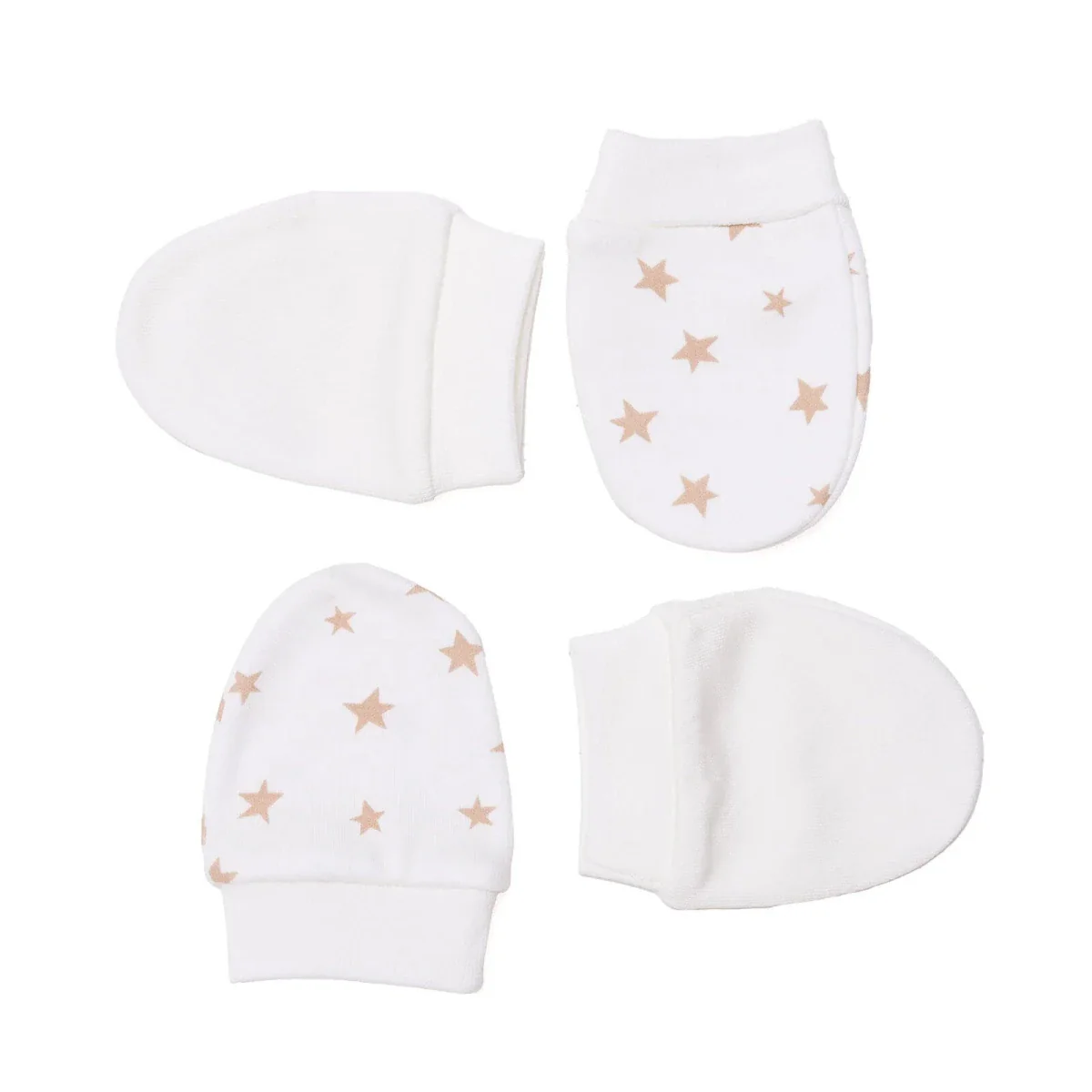 HelloBaby Boys Mitten Space - Ecru Printed - Image 2