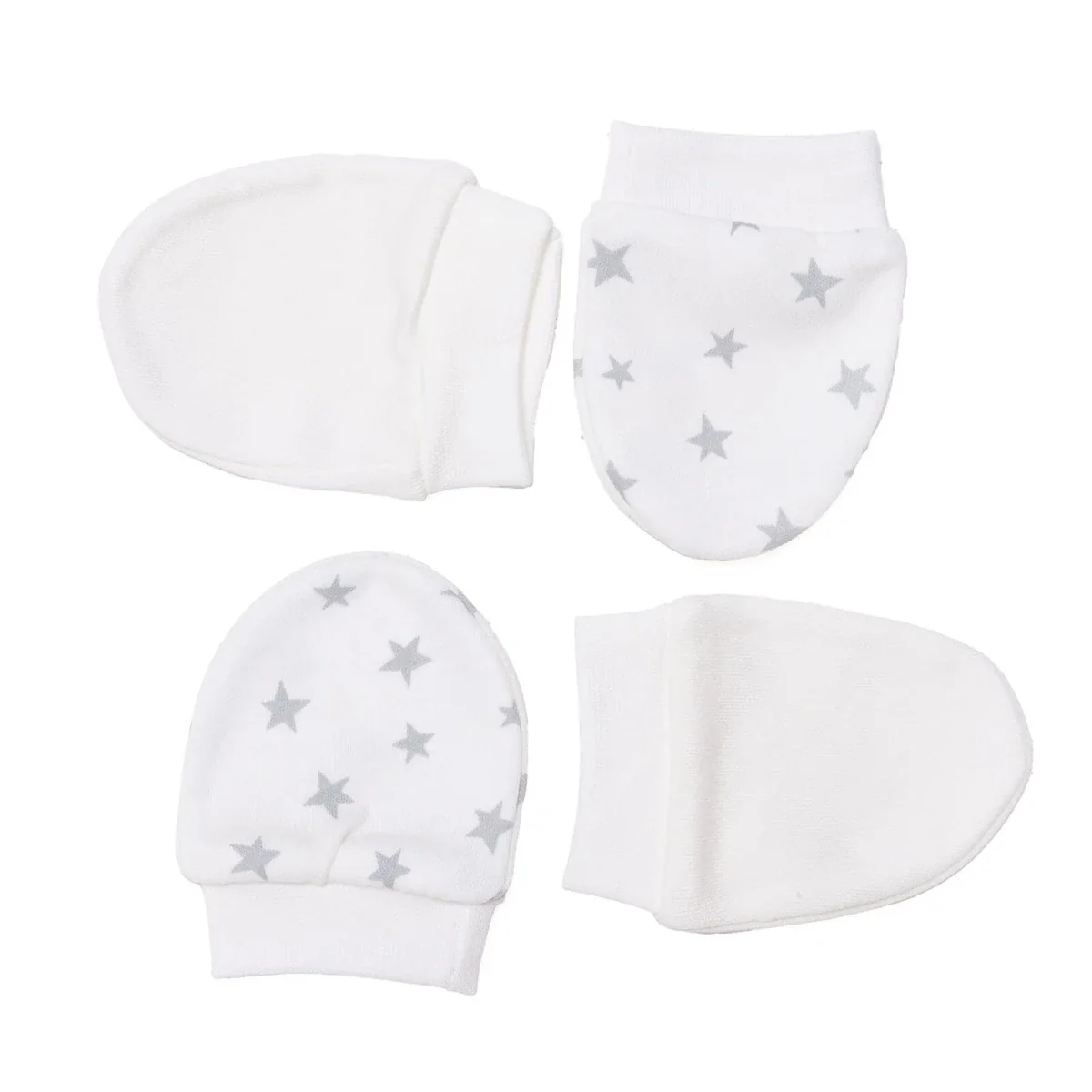 HelloBaby Boys Mitten Space - Ecru Printed - Image 2