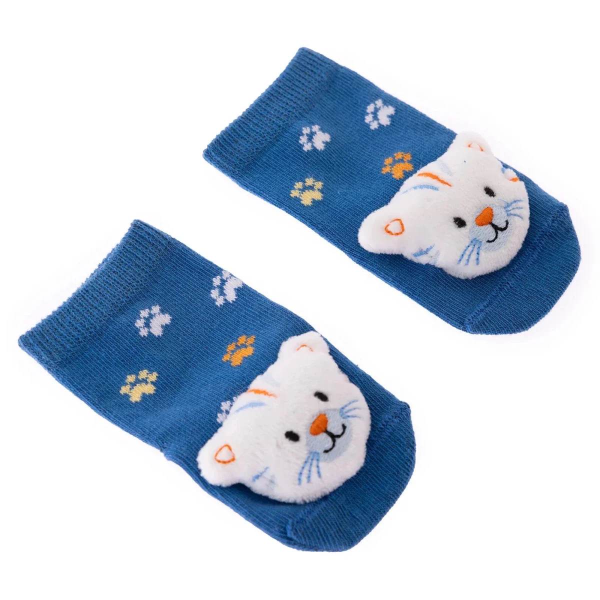 HelloBaby Boys Playful Socks Animal - Blue - Image 2