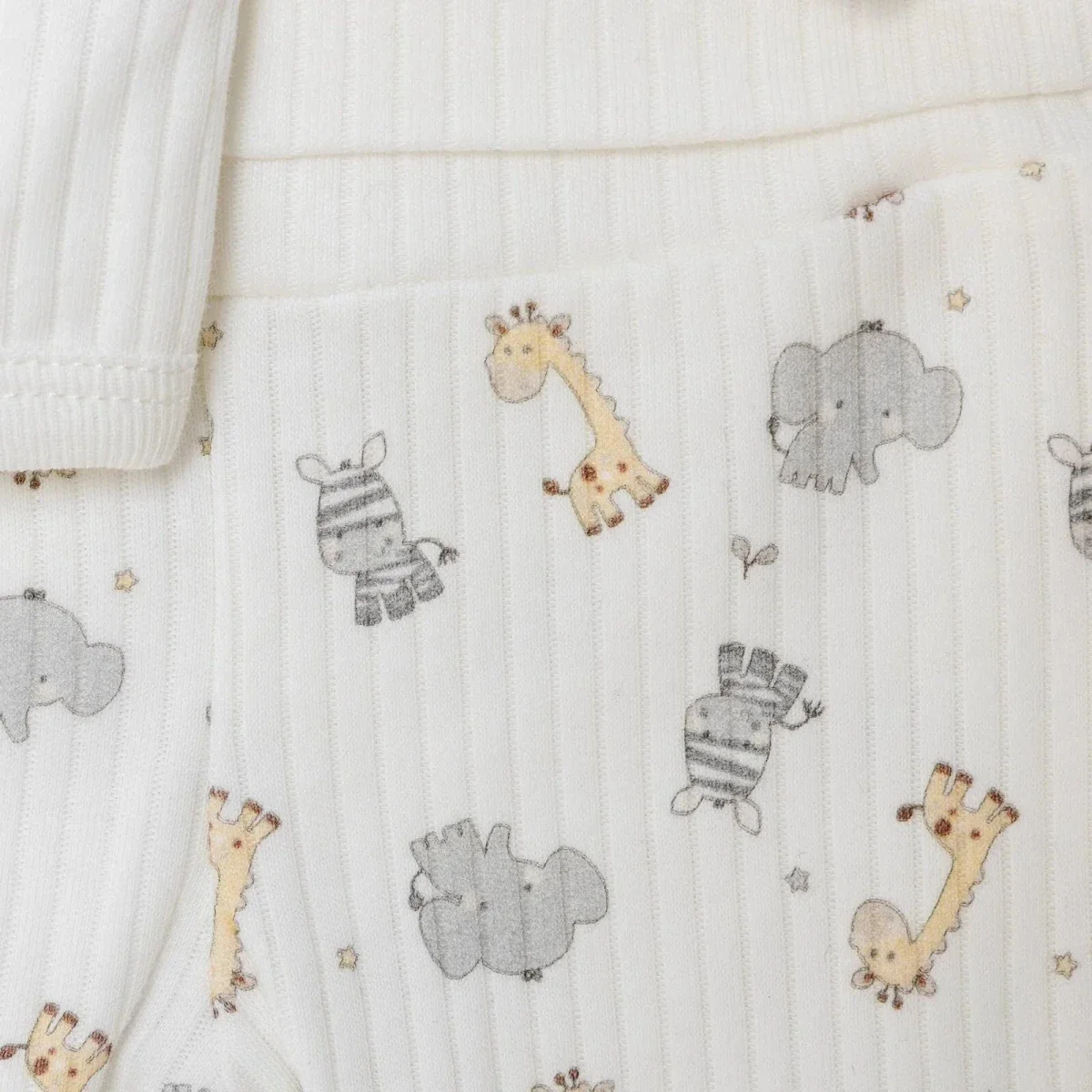 HelloBaby 100% Cotton Tiny Baby Set  - Ecru - Image 6